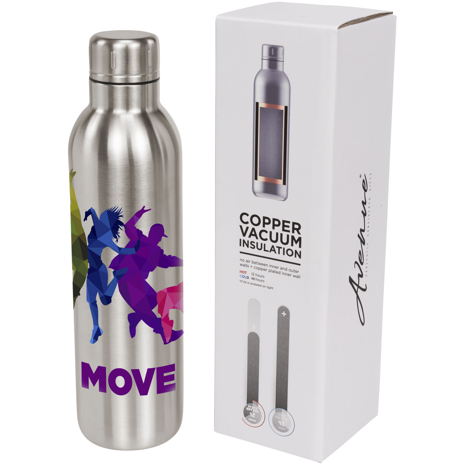 Odin 510 ml copper vacuum insulated water bottle