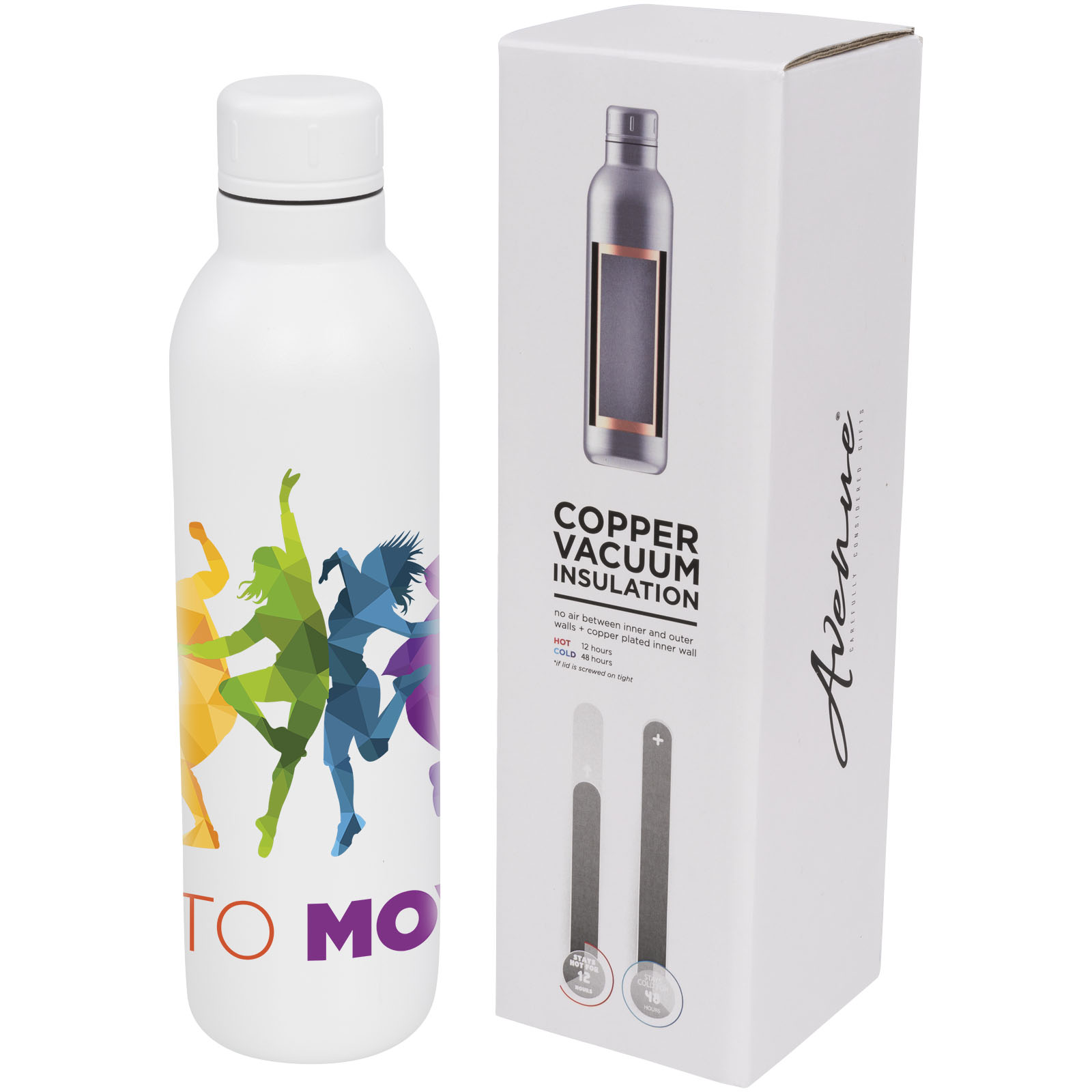 Odin 510 ml copper vacuum insulated water bottle