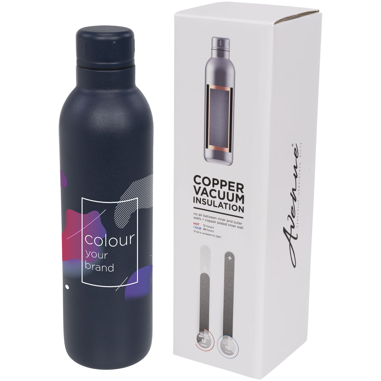 Odin 510 ml copper vacuum insulated water bottle