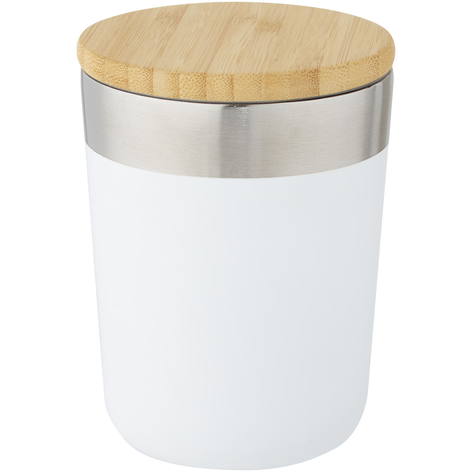 Lagan 330 ml copper vacuum insulated stainless steel tumbler with bamboo lid
