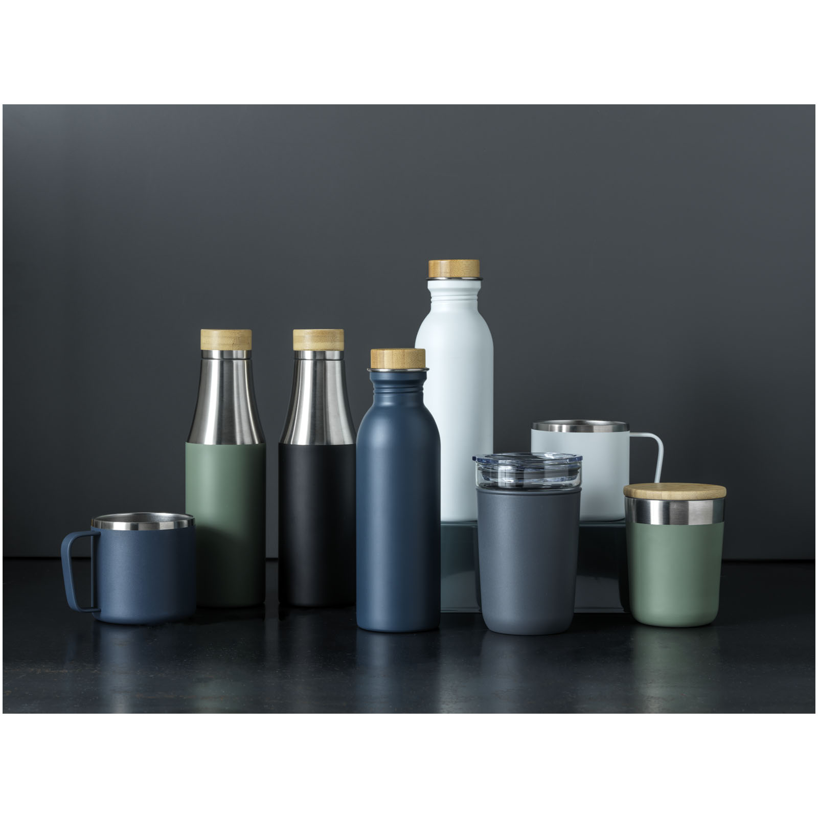 Lagan 330 ml copper vacuum insulated stainless steel tumbler with bamboo lid