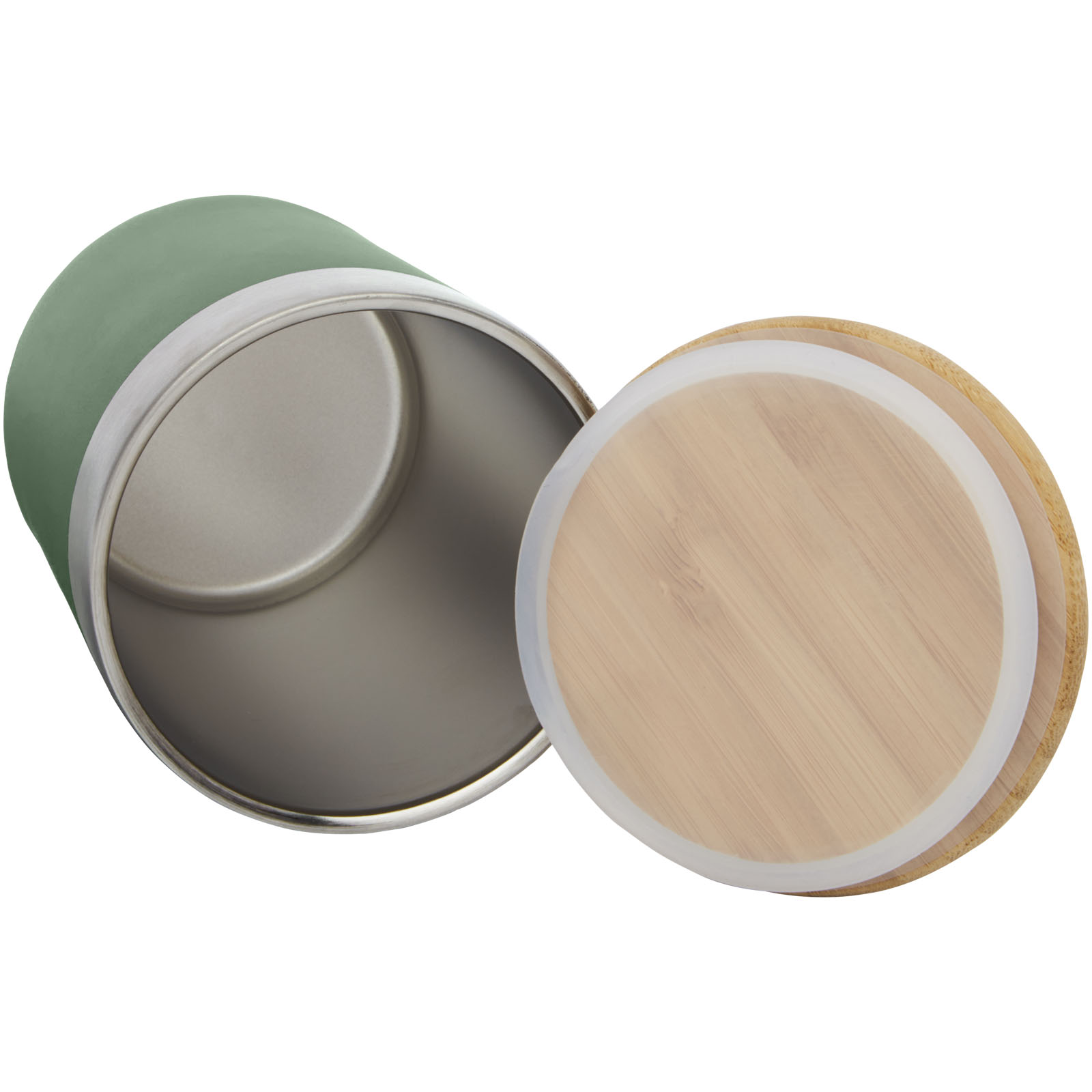 Lagan 330 ml copper vacuum insulated stainless steel tumbler with bamboo lid