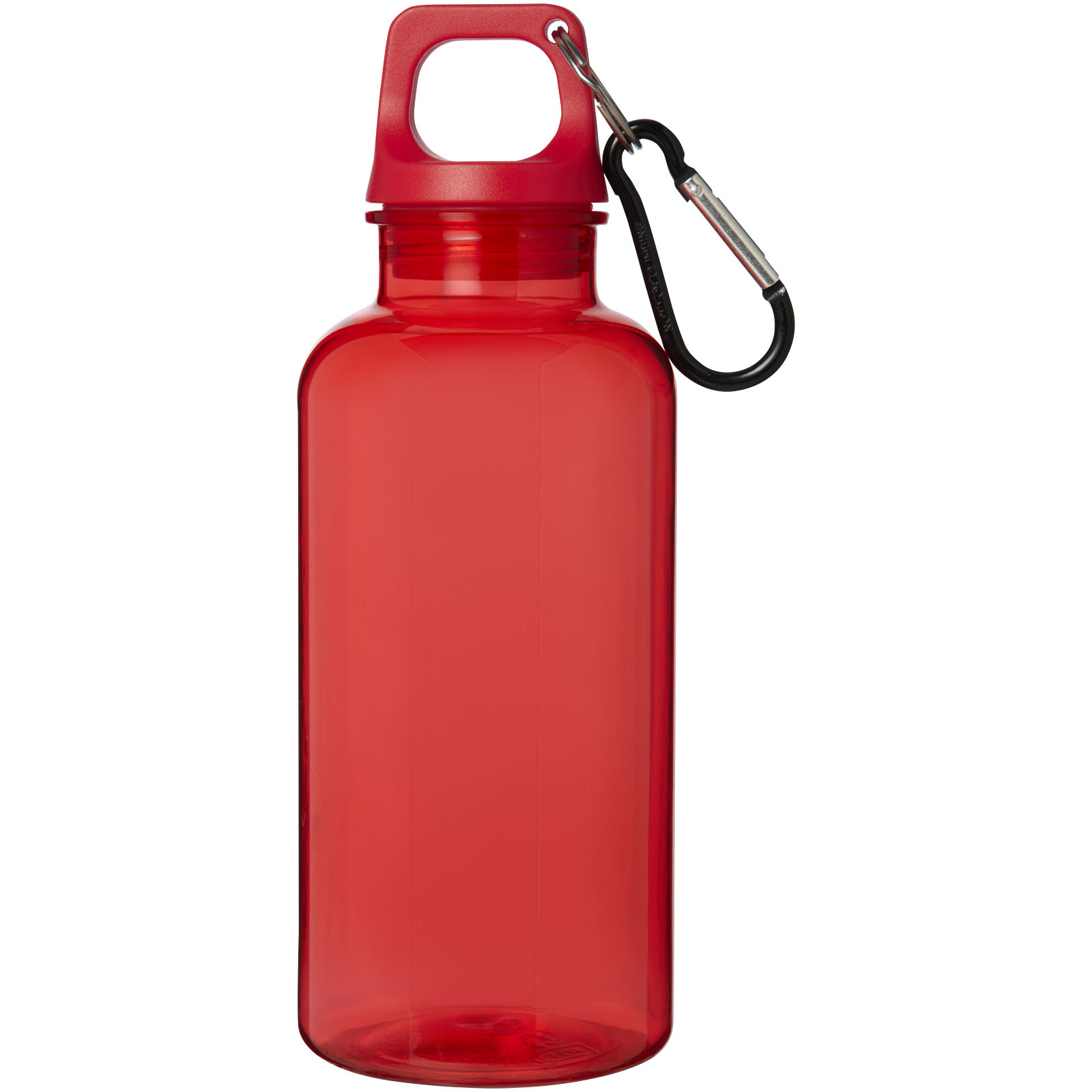 Oregon 400 ml RCS certified recycled plastic water bottle with carabiner
