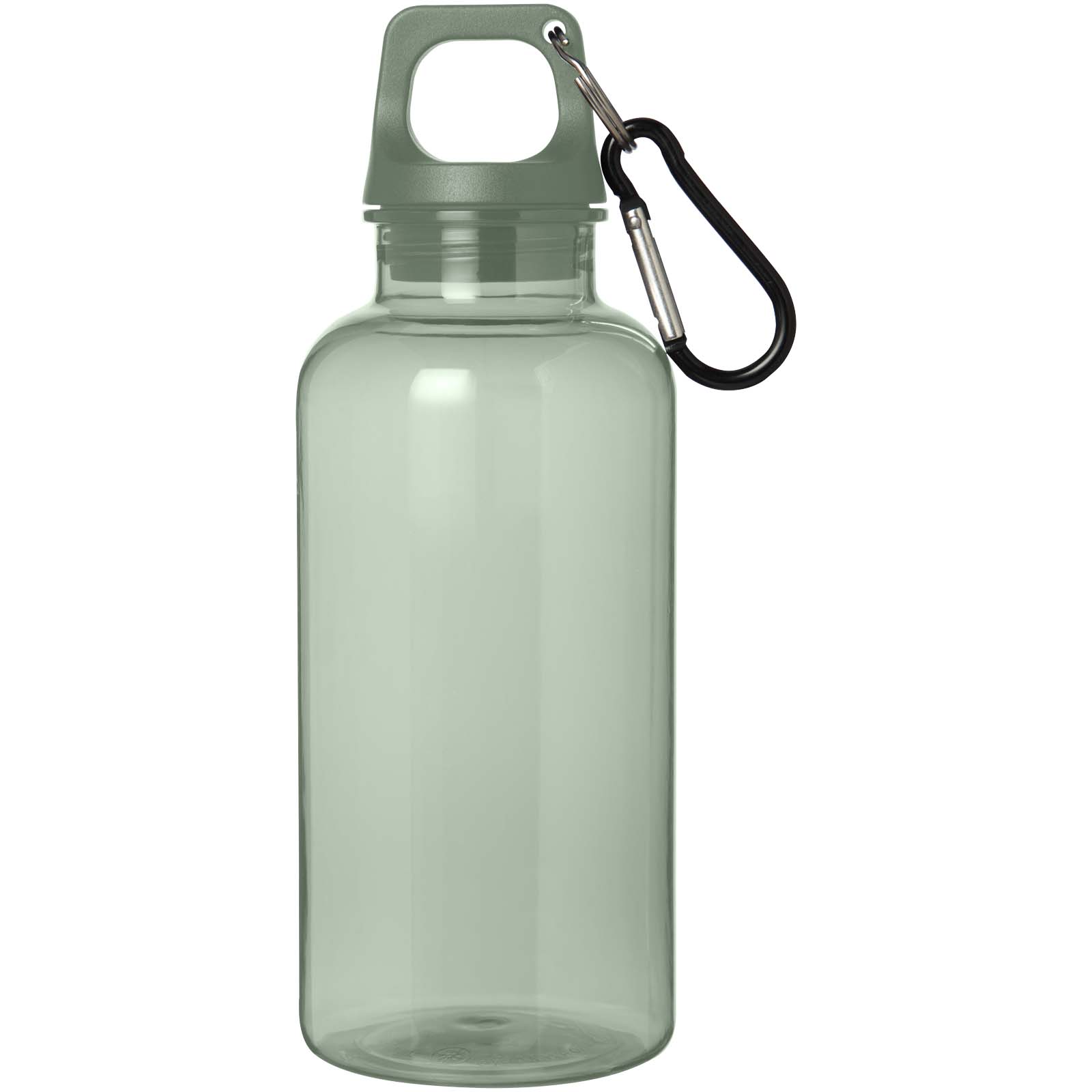 Oregon 400 ml RCS certified recycled plastic water bottle with carabiner