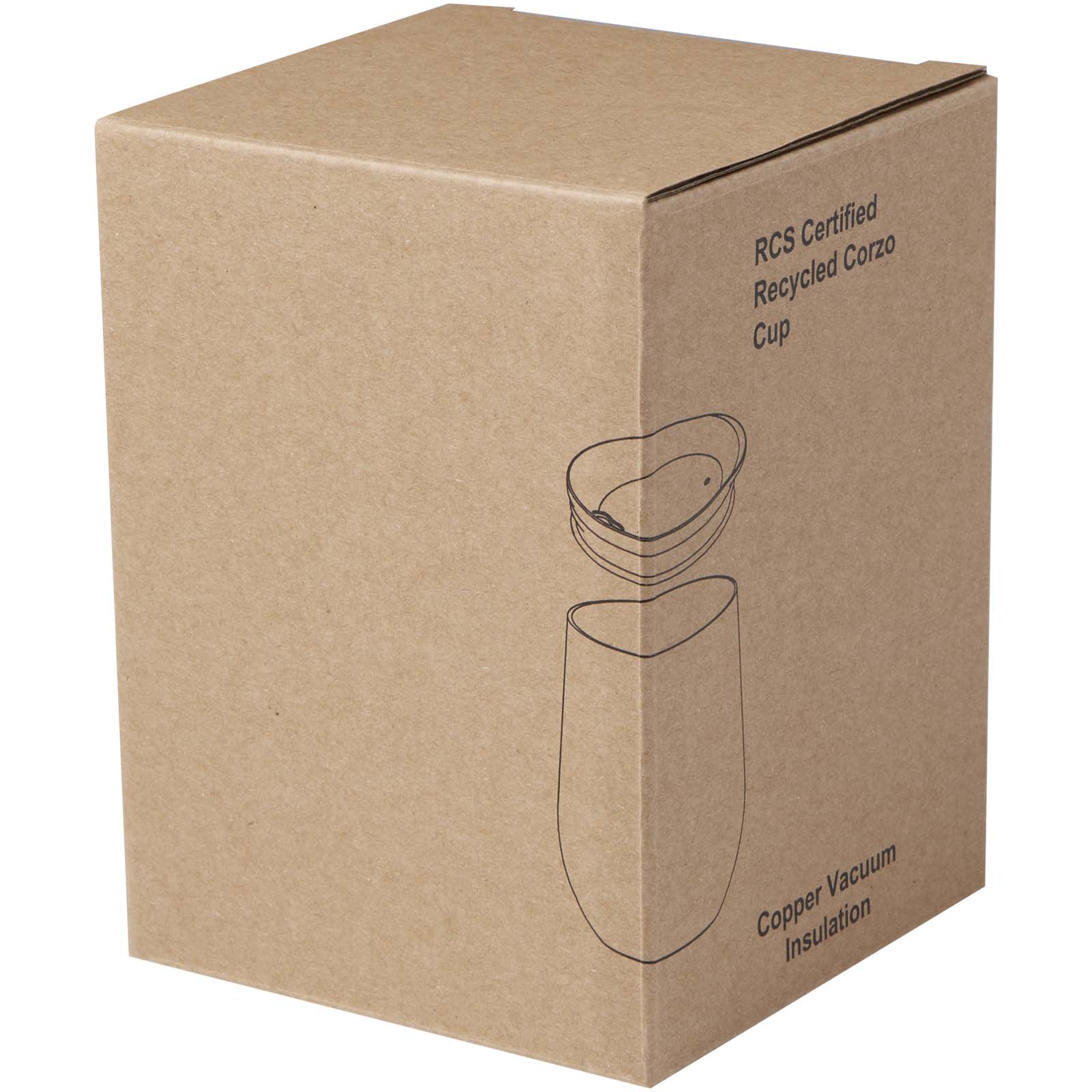 Corzo 350 ml RCS certified recycled stainless steel copper vacuum insulated cup