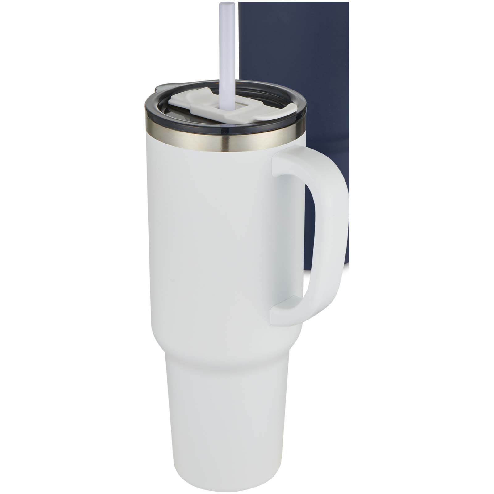 Sydney 1200 ml double wall RCS certified copper vacuum insulated tumbler with straw