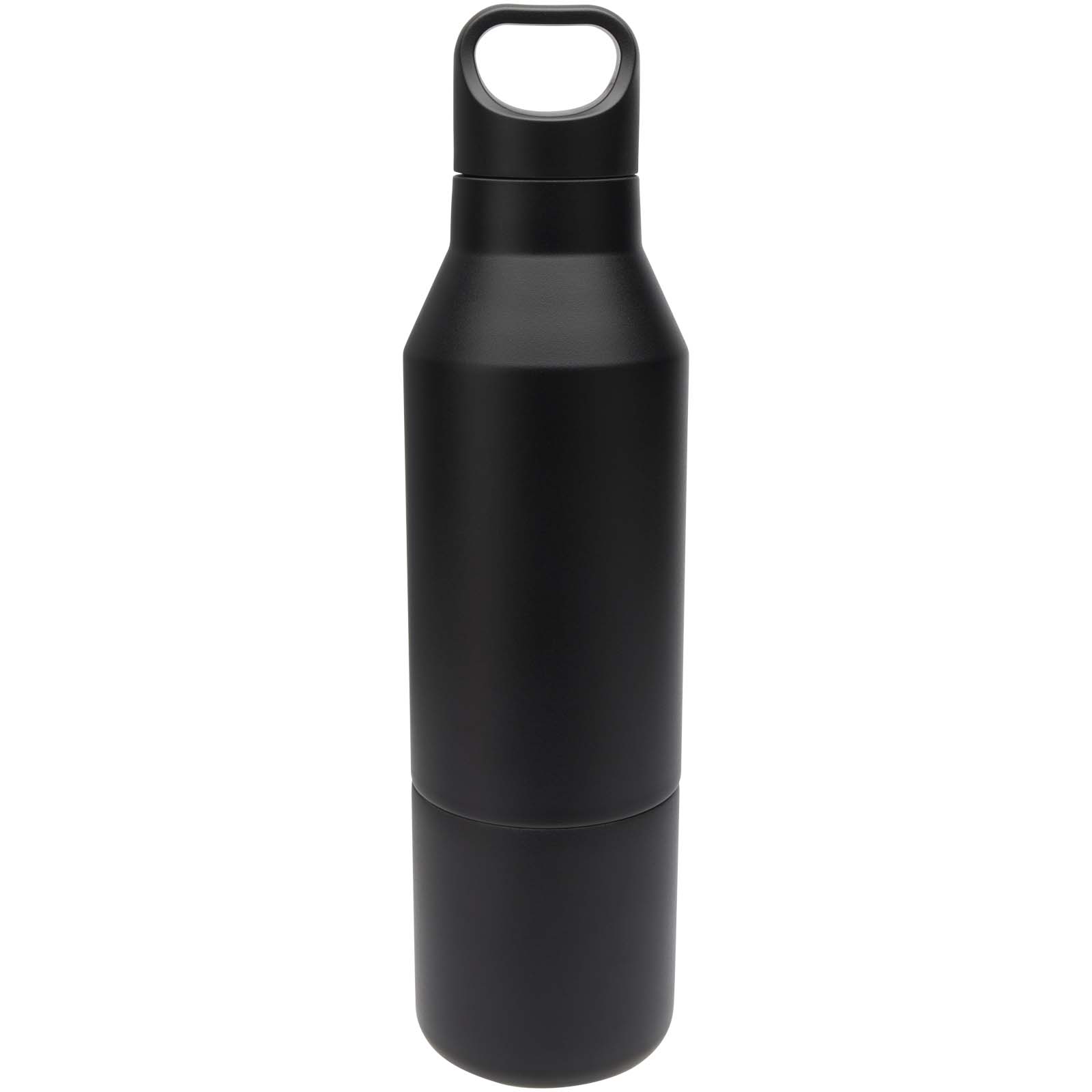 Odessy 600 ml RCS certified recycled stainless steel insulated bottle with 300 ml cup