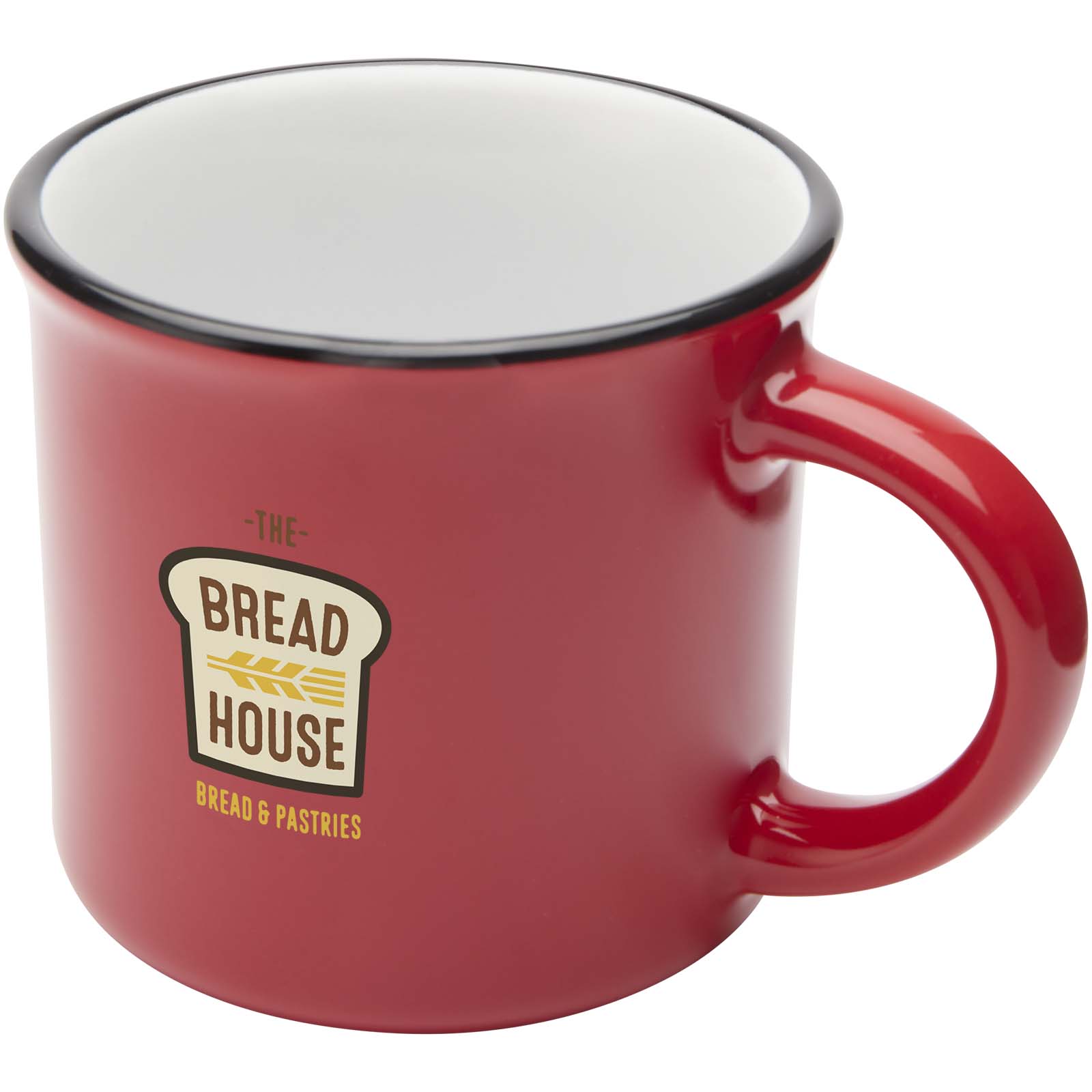 Bari 240 ml ceramic mug with glossy finish