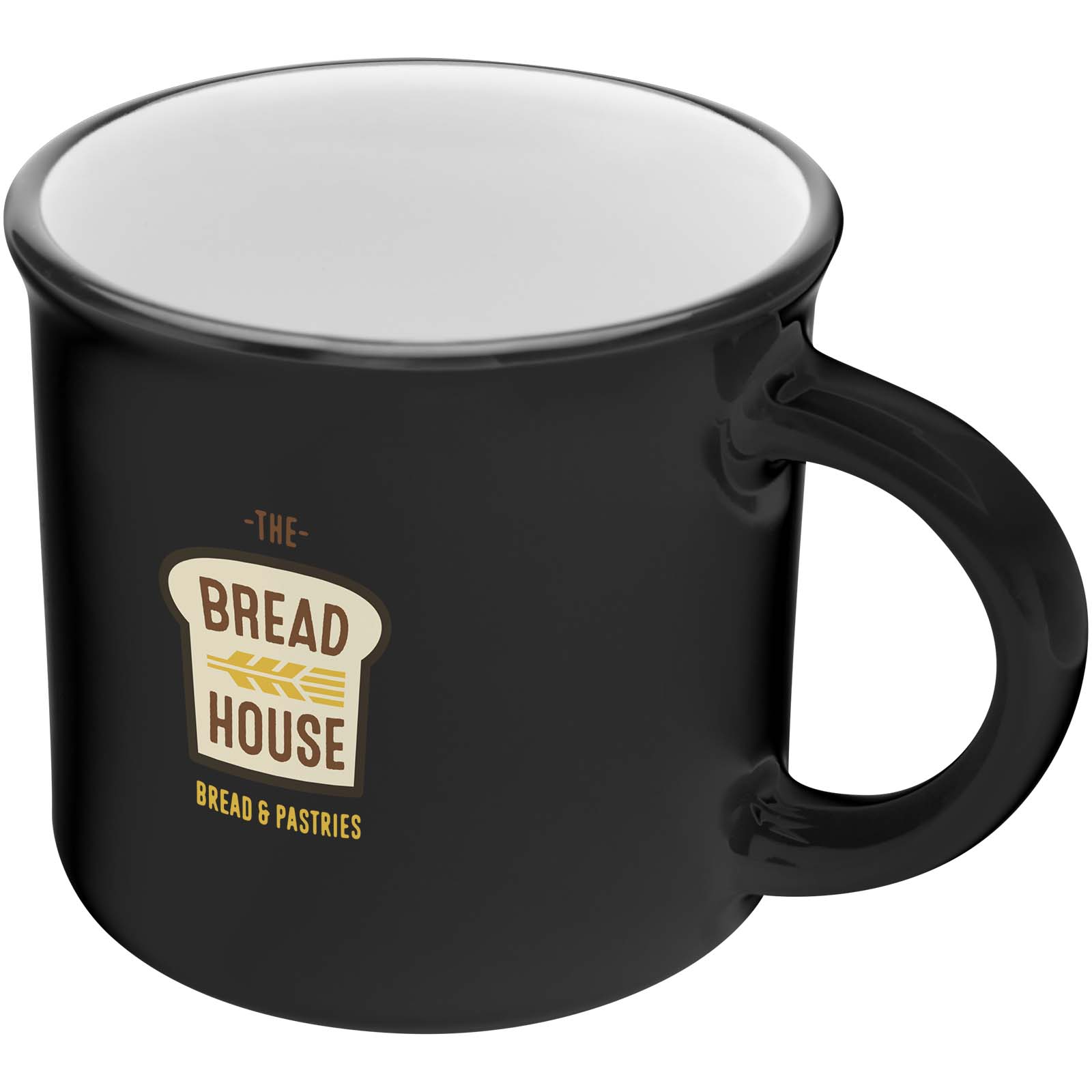 Bari 240 ml ceramic mug with glossy finish
