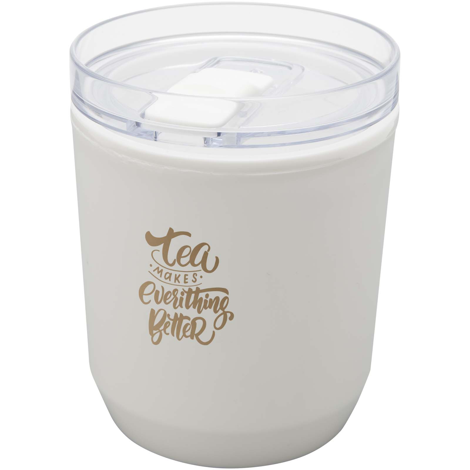 Hudson 180 ml recycled plastic double-wall tumbler
