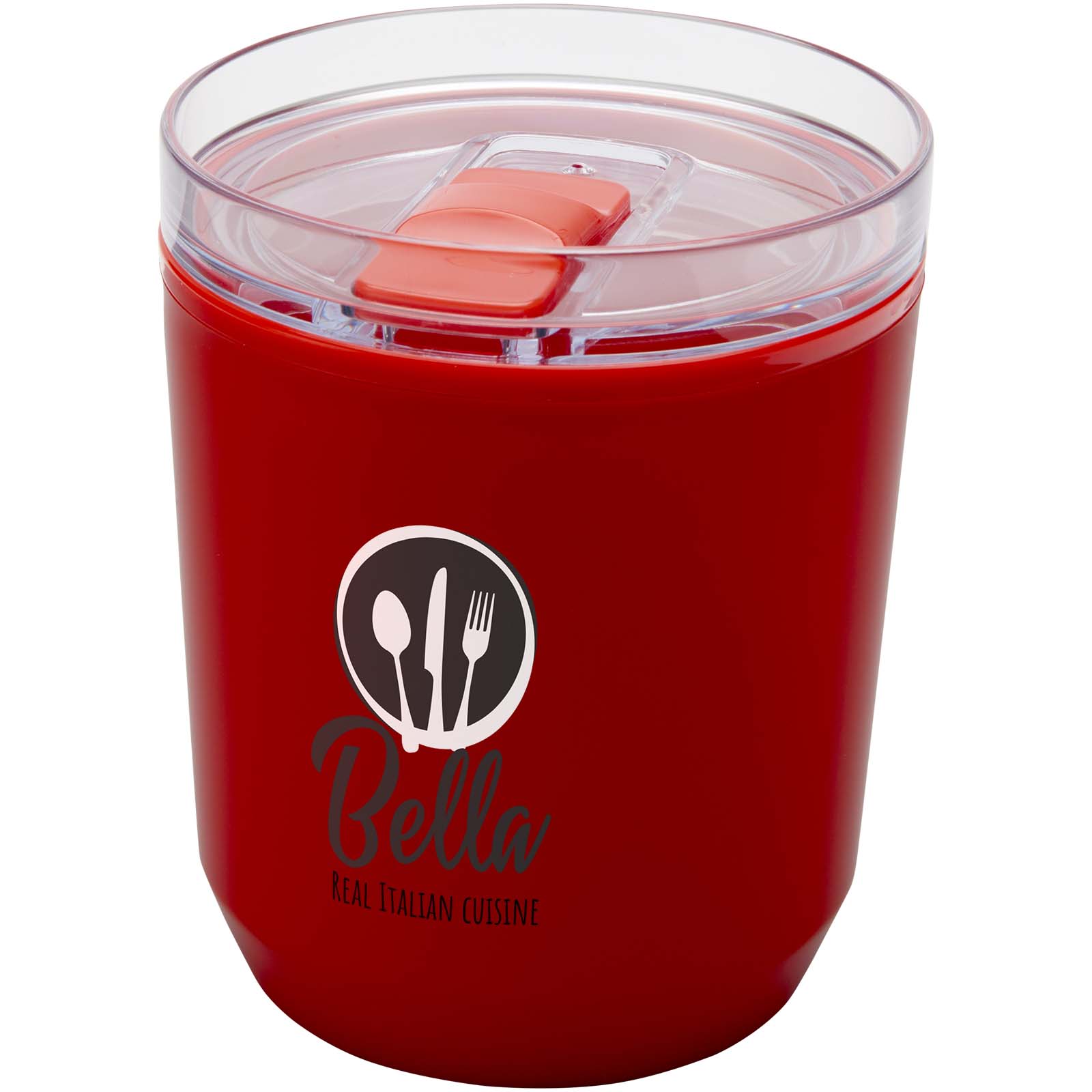 Hudson 180 ml recycled plastic double-wall tumbler