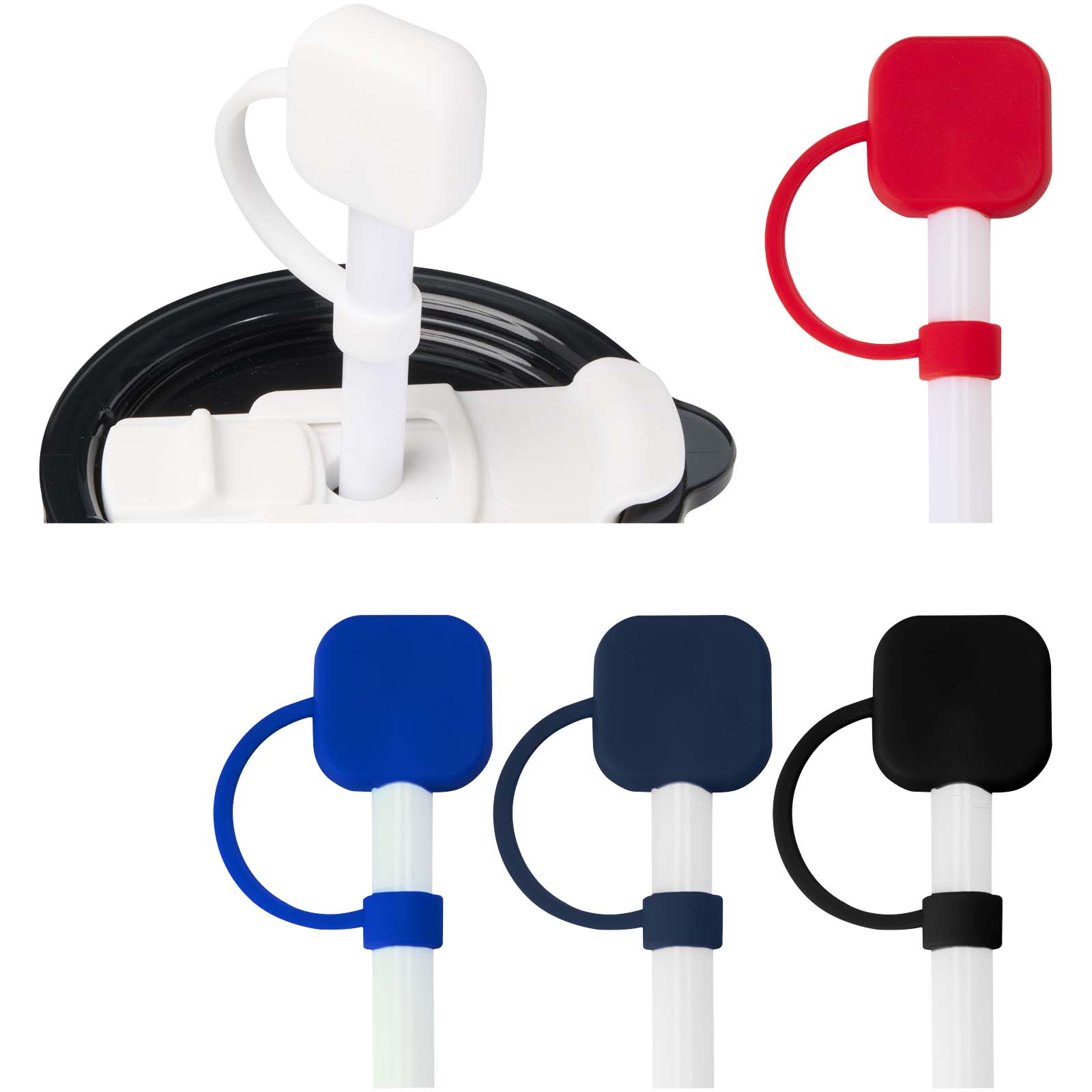 Sip silicone straw cover