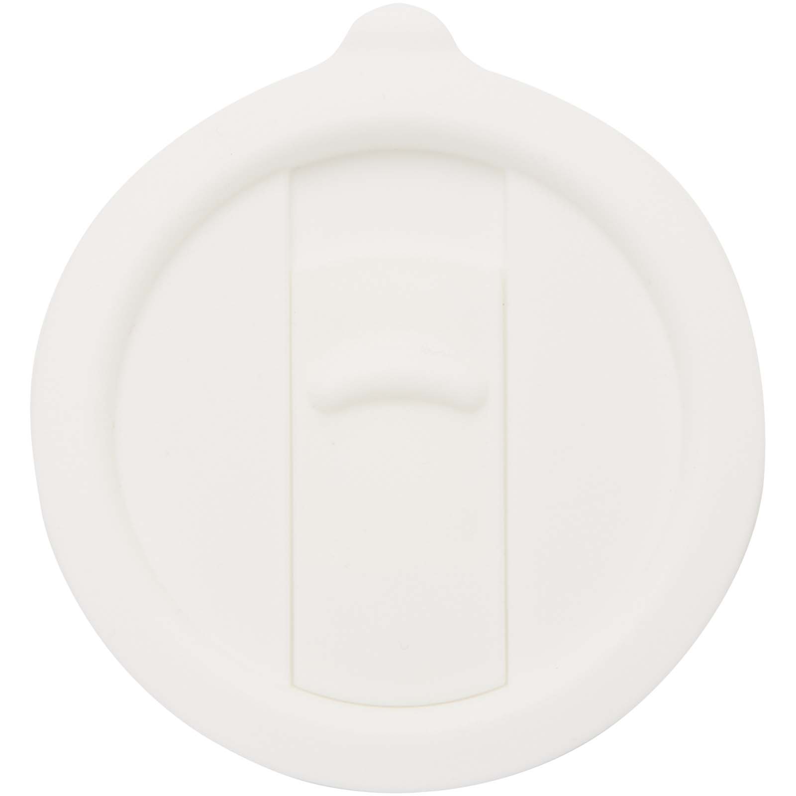 Carter 450 ml ceramic mug with plastic lid