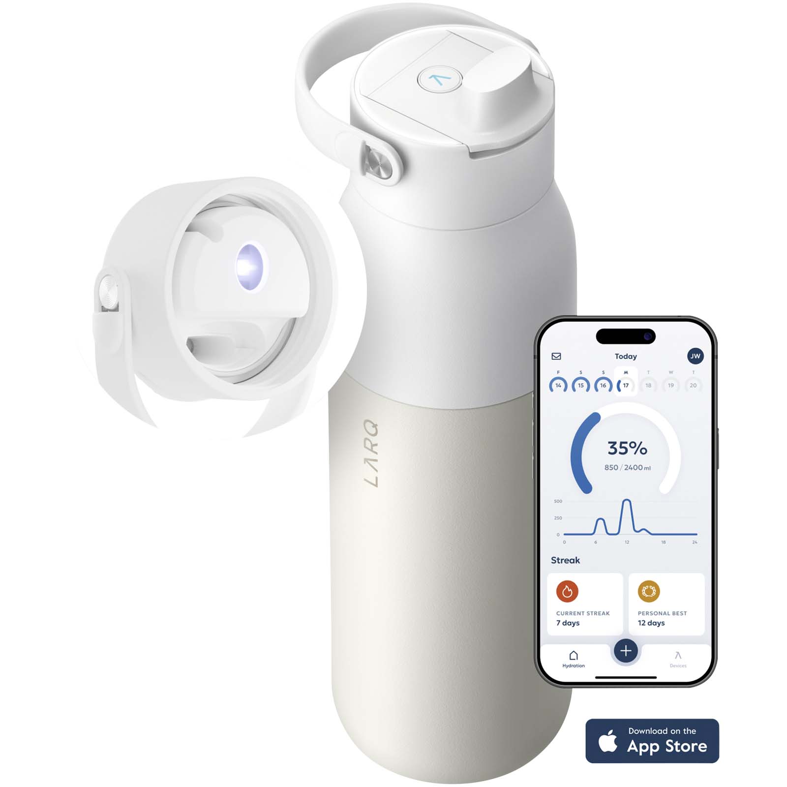LARQ PureVis™ 2.0 680 ml water bottle