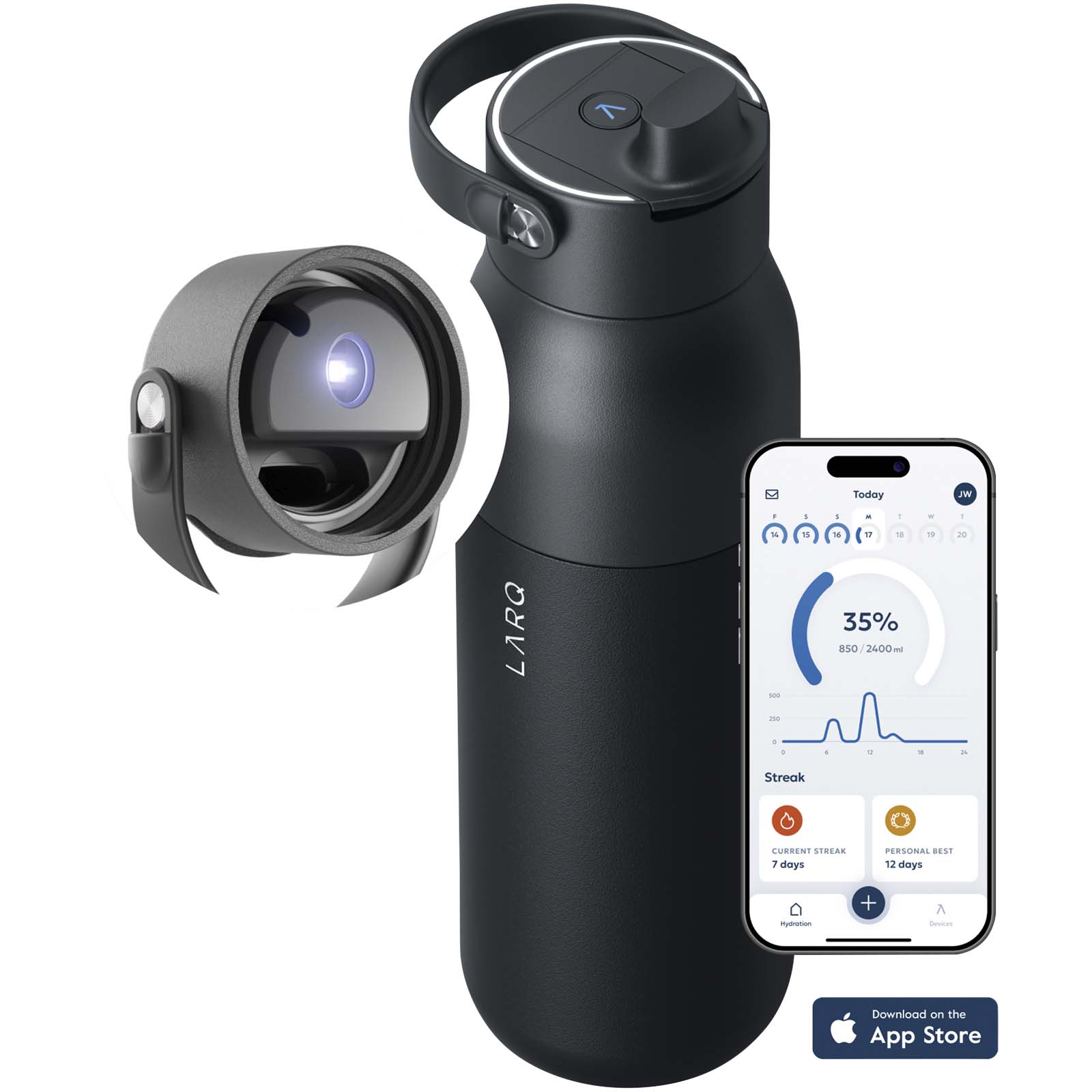 LARQ PureVis™ 2.0 680 ml water bottle