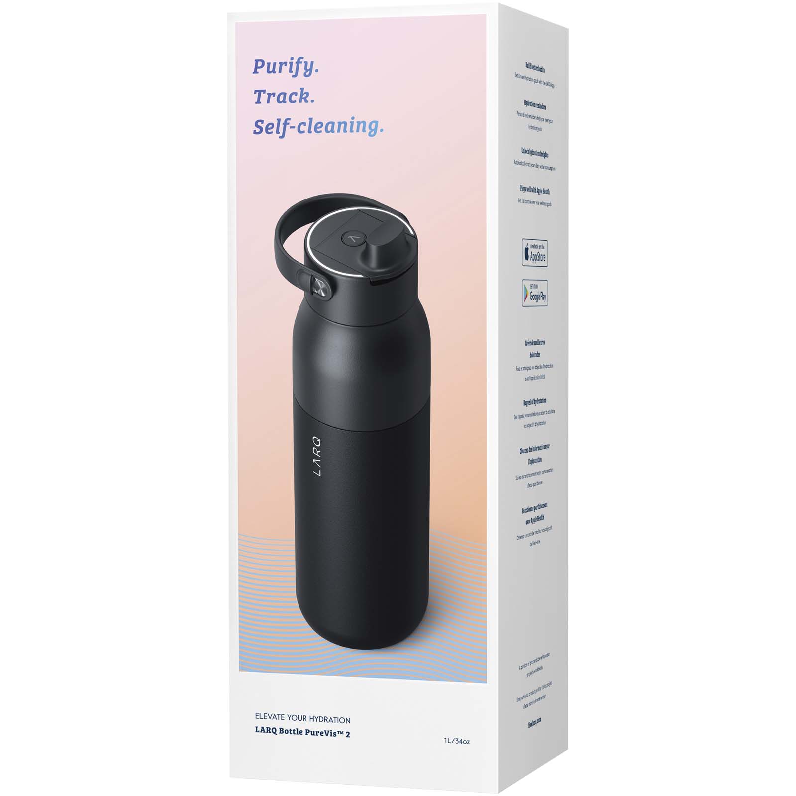 LARQ PureVis™ 2.0 1000 ml water bottle