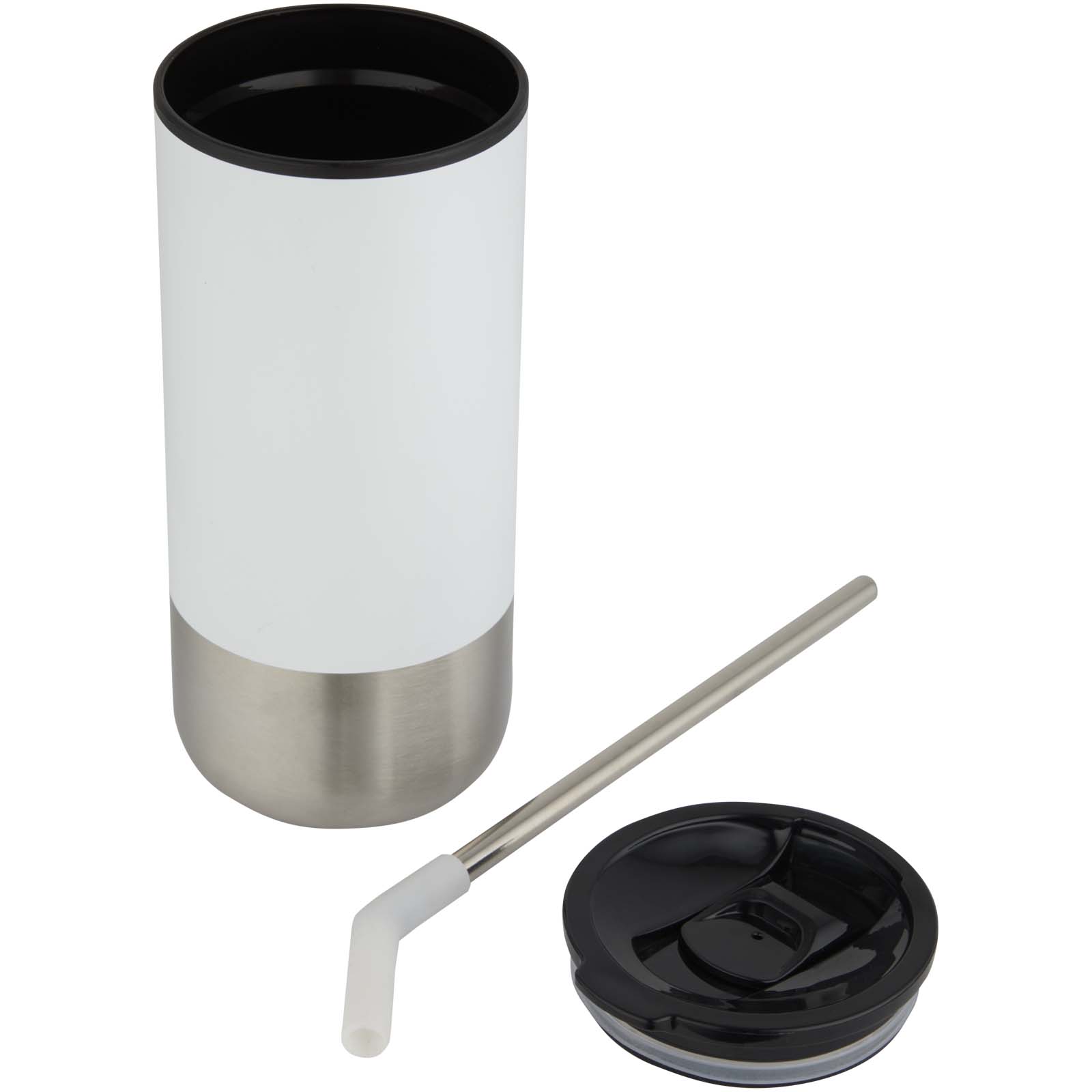 Grayson 480 ml RCS recycled insulated tumbler with straw