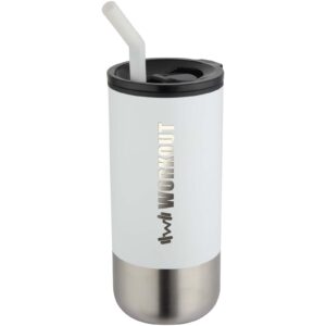 Grayson 480 ml RCS recycled insulated tumbler with straw