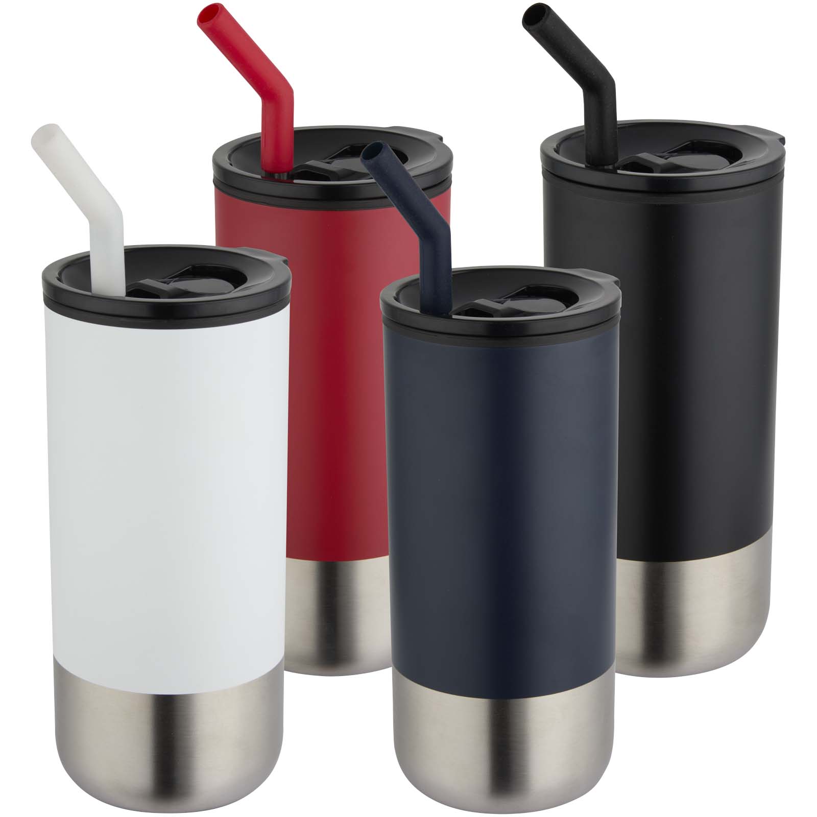Grayson 480 ml RCS recycled insulated tumbler with straw
