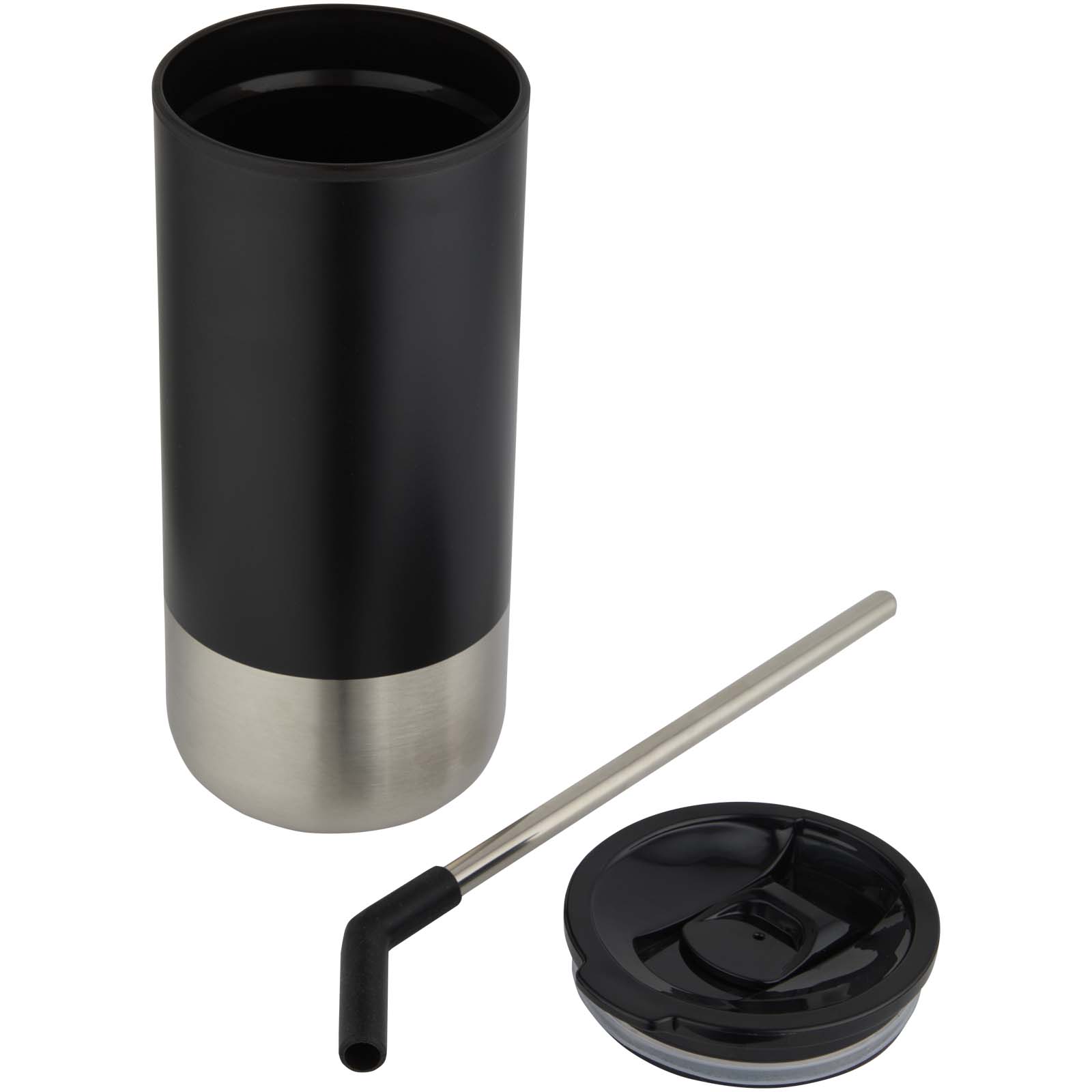 Grayson 480 ml RCS recycled insulated tumbler with straw