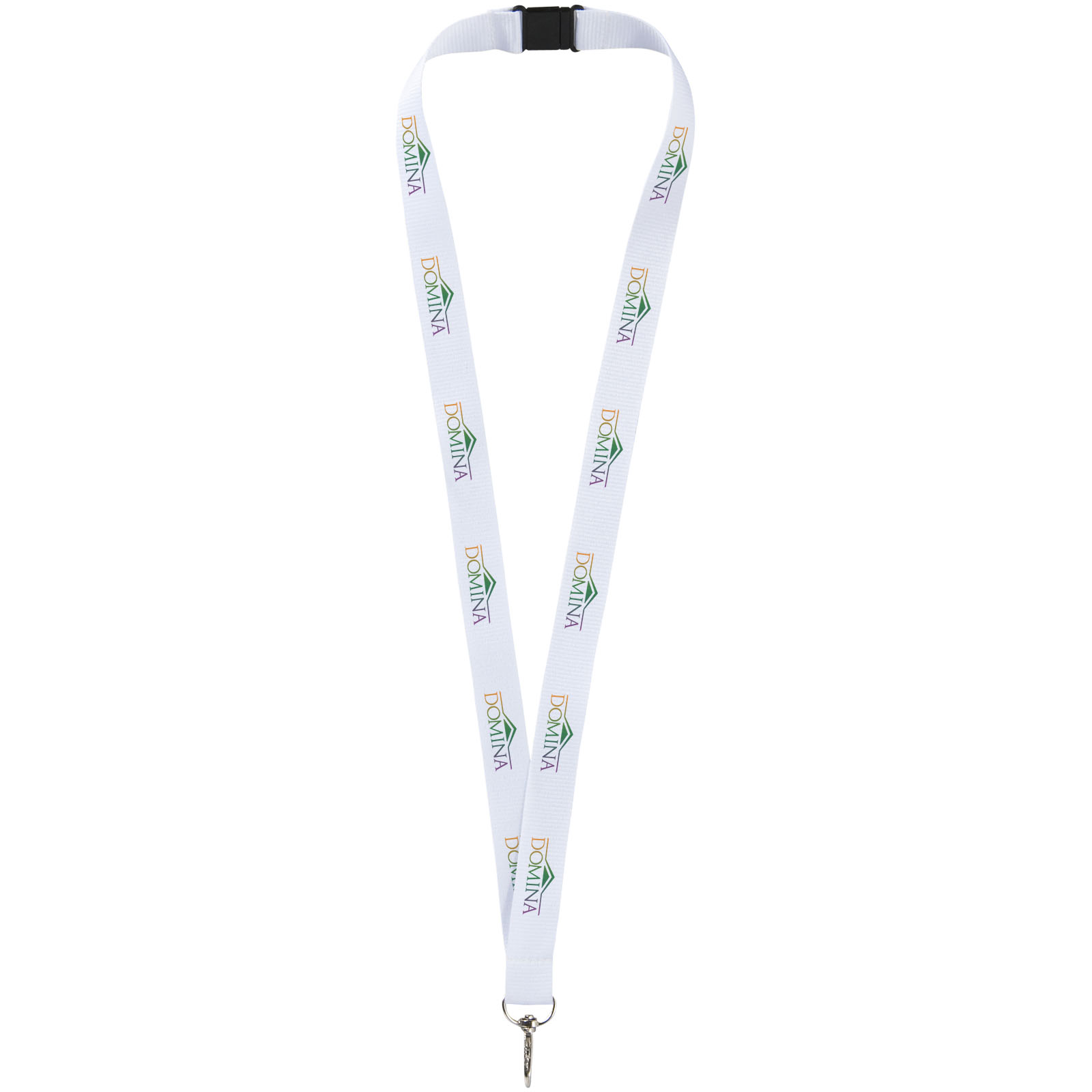 Lago lanyard with break-away closure