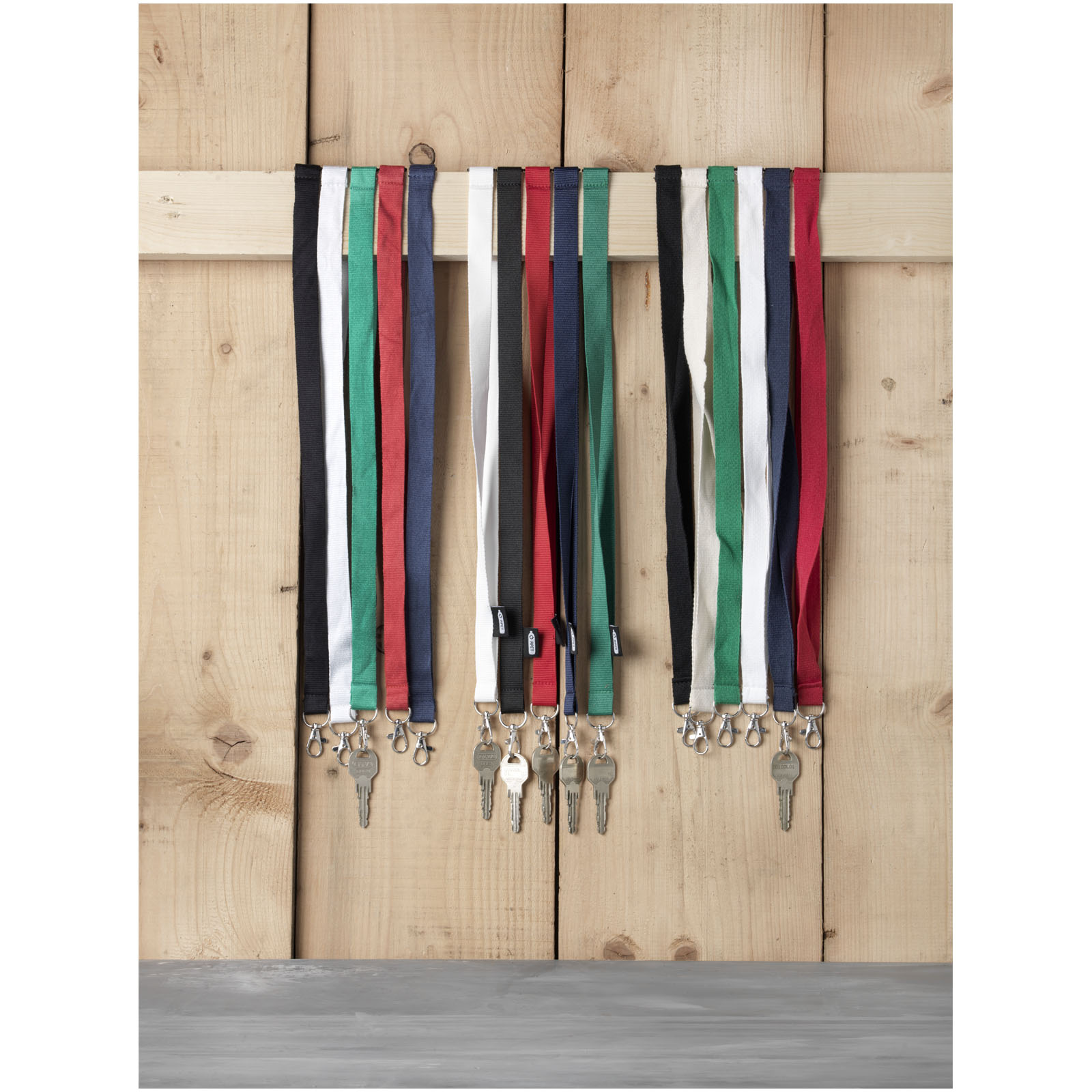 Tom recycled PET lanyard with breakaway closure