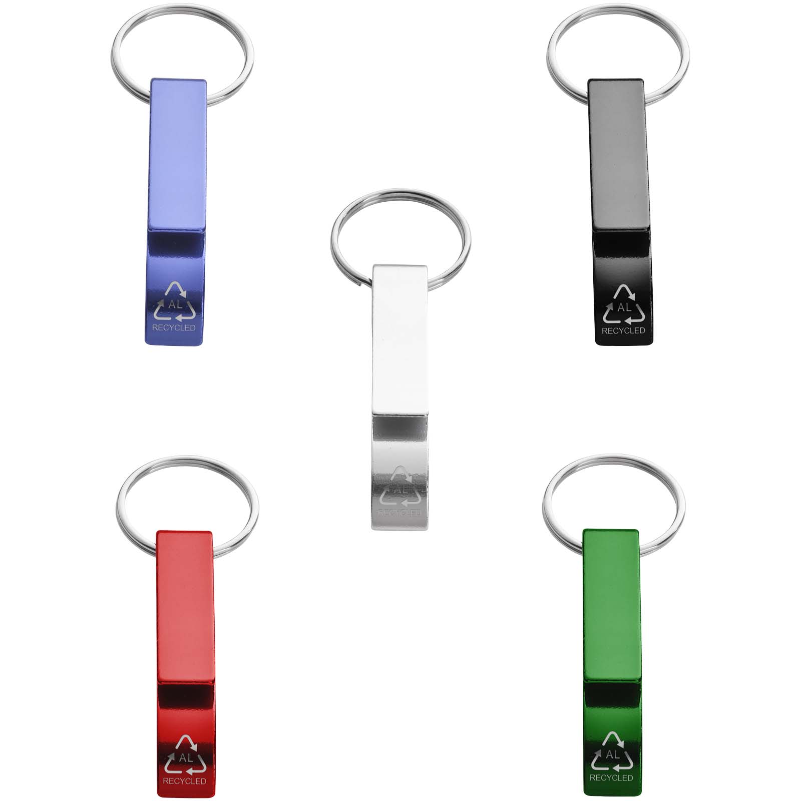 Tao RCS recycled aluminium bottle and can opener with keychain