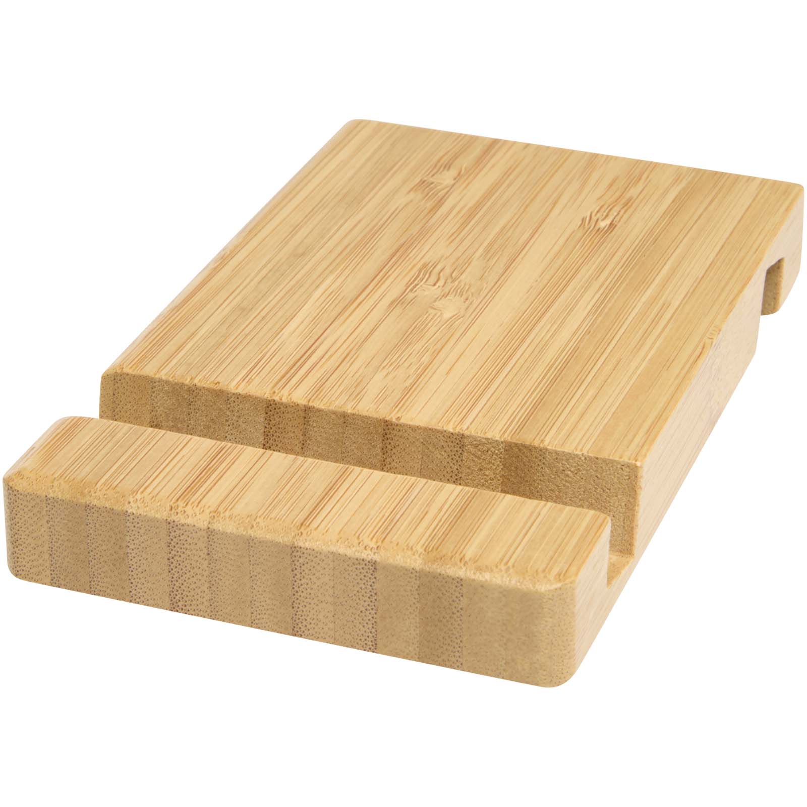 Bubup bamboo 2-angled tablet and phone stand