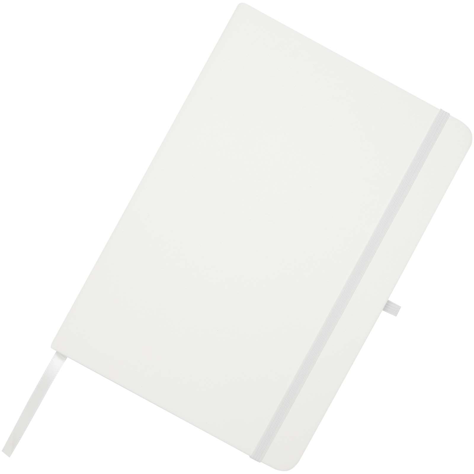 Teak A5 recycled hard cover notebook with lined pages