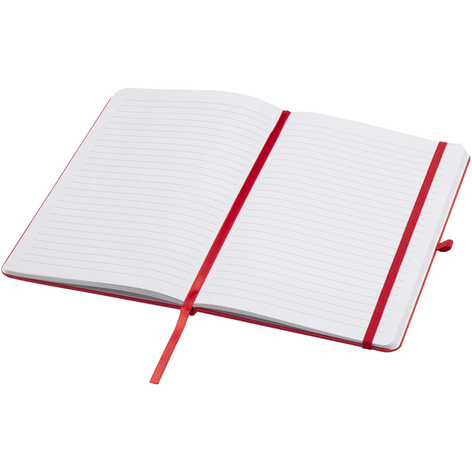 Teak A5 recycled hard cover notebook with lined pages