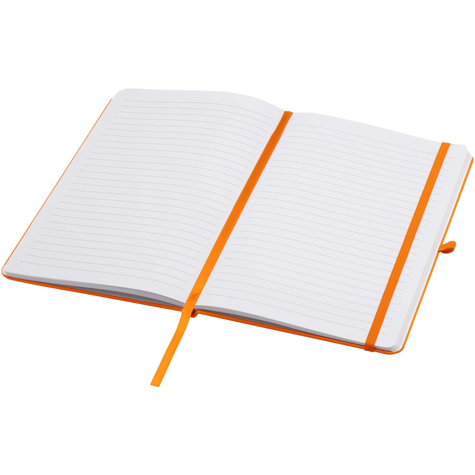 Teak A5 recycled hard cover notebook with lined pages