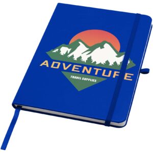 Teak A5 recycled hard cover notebook with lined pages