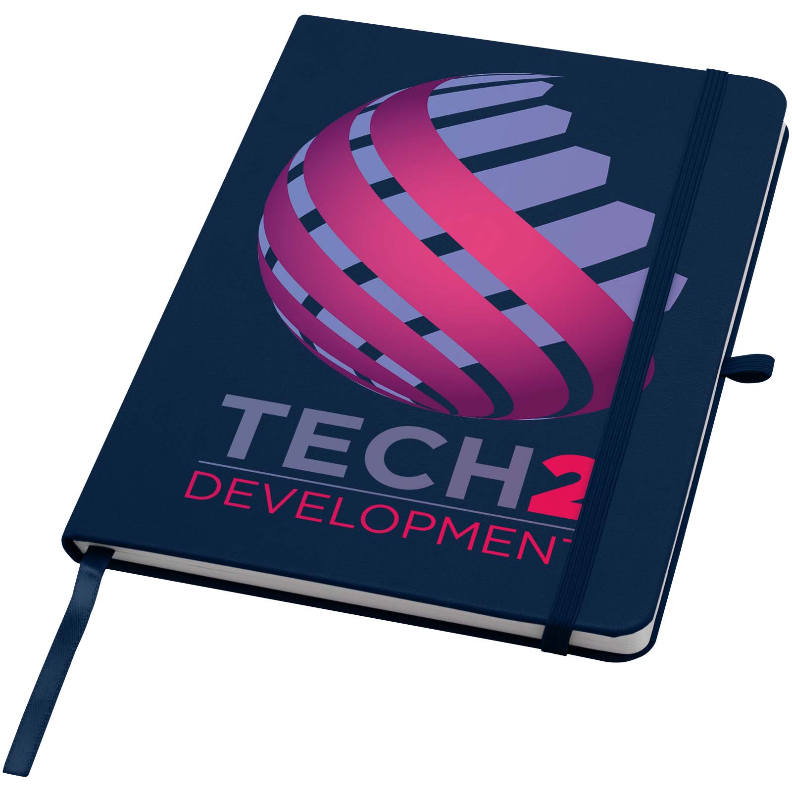 Teak A5 recycled hard cover notebook with lined pages