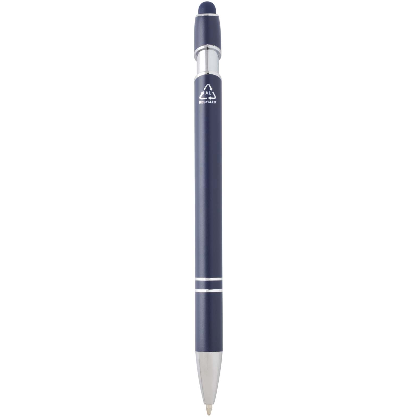 Kish ballpoint pen with silver finish (black ink)