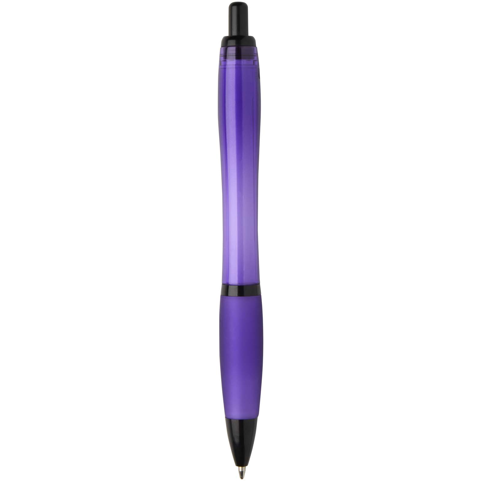 Nash recycled plastic ballpoint pen with black trims (black ink)