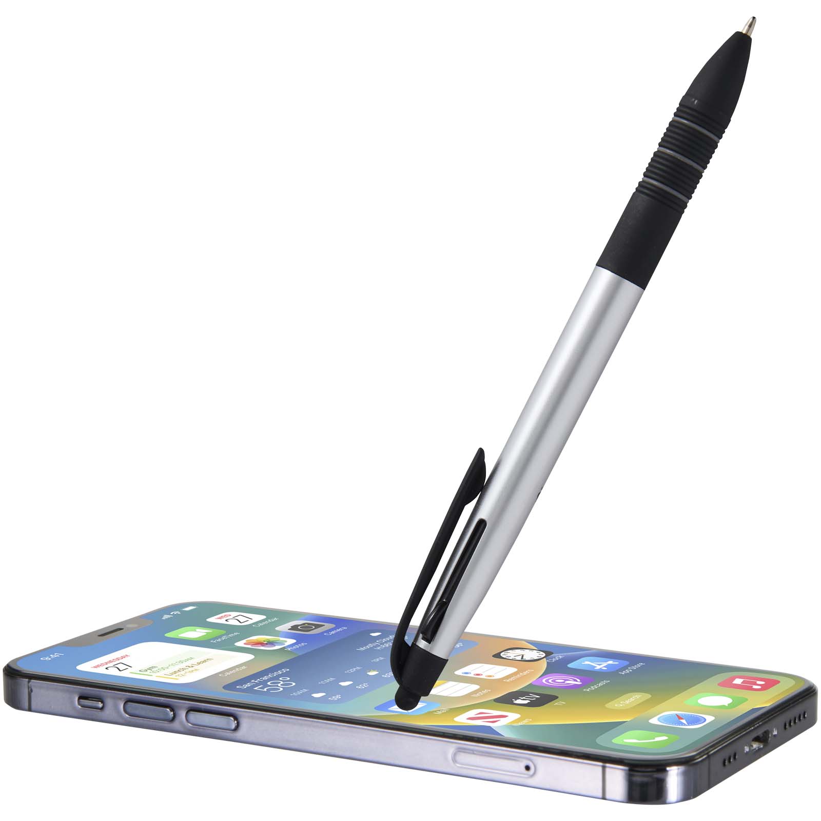 Trine 3-ink RCS recycled ballpoint pen with stylus