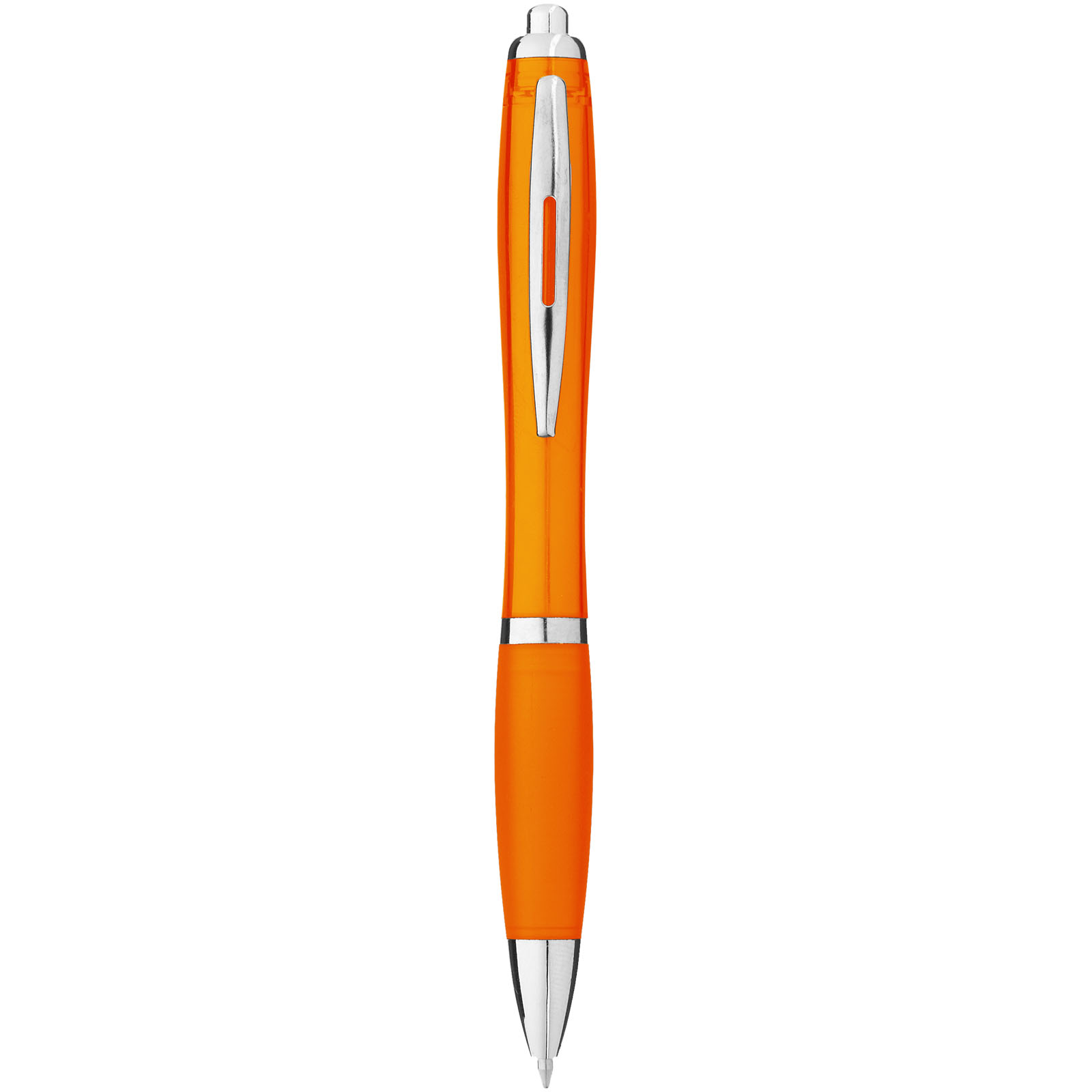 Nash ballpoint pen with coloured barrel and grip (black ink)
