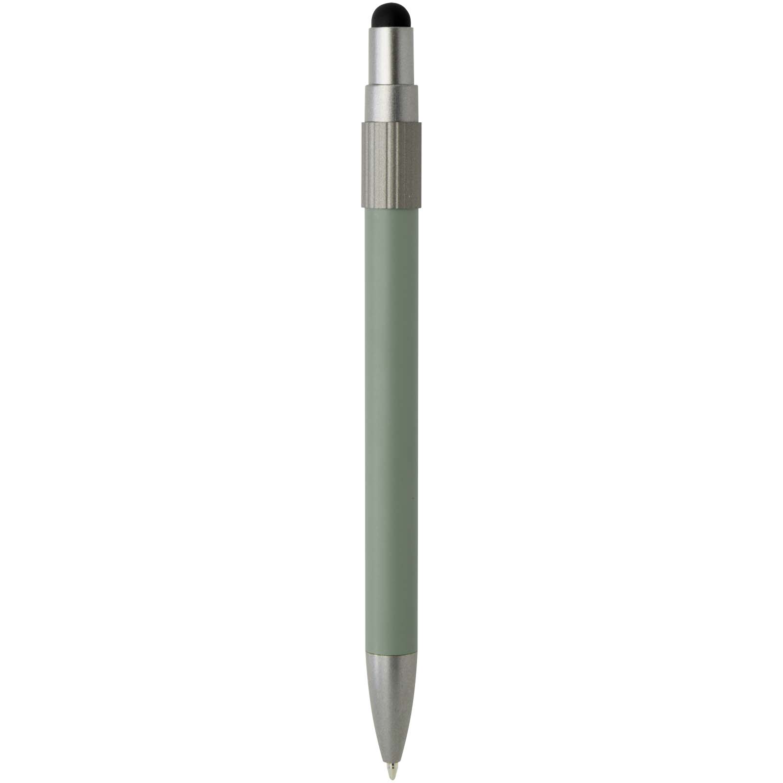 Rill RCS recycled ballpoint pen with stylus and fidget spinner (blue ink)