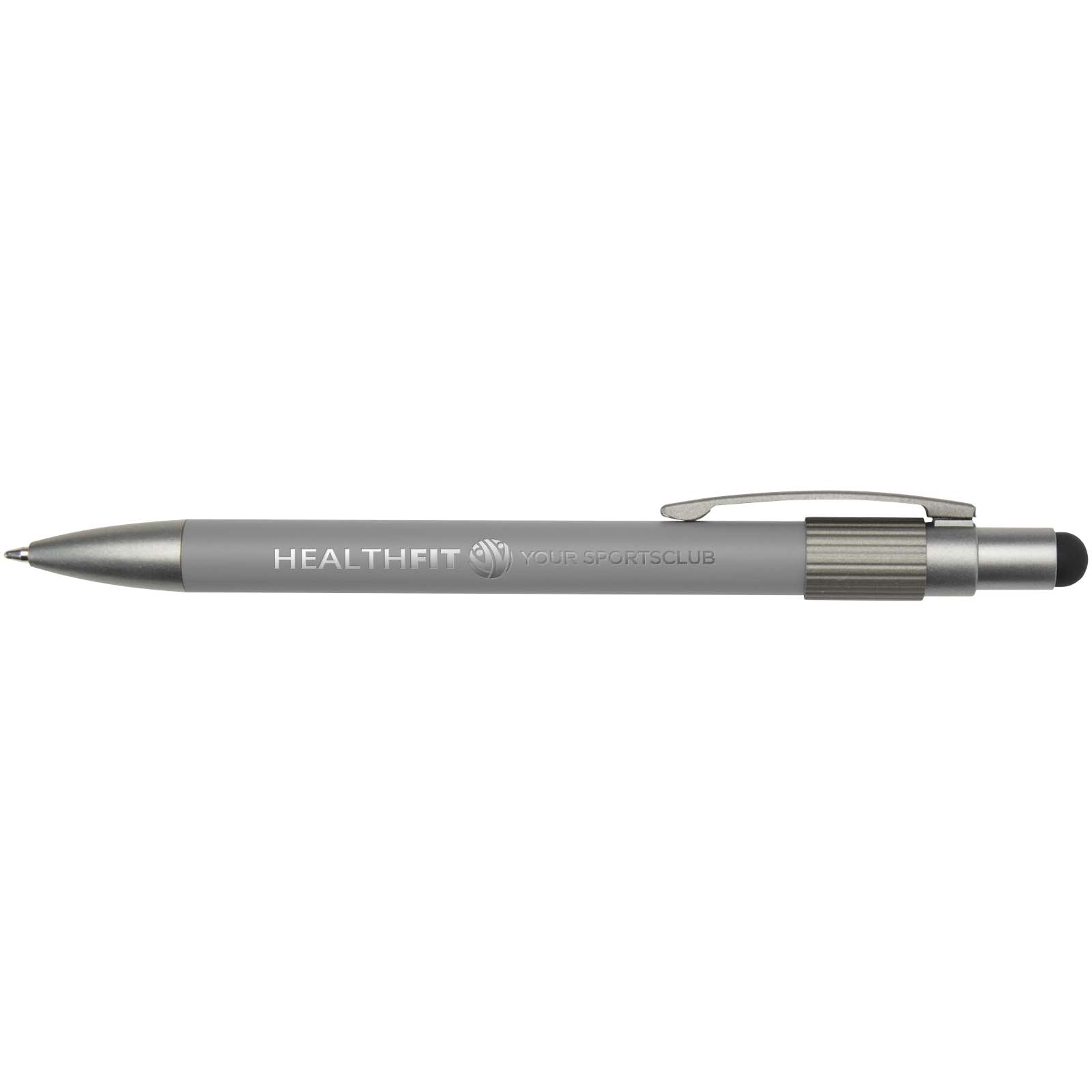 Rill RCS recycled ballpoint pen with stylus and fidget spinner (blue ink)
