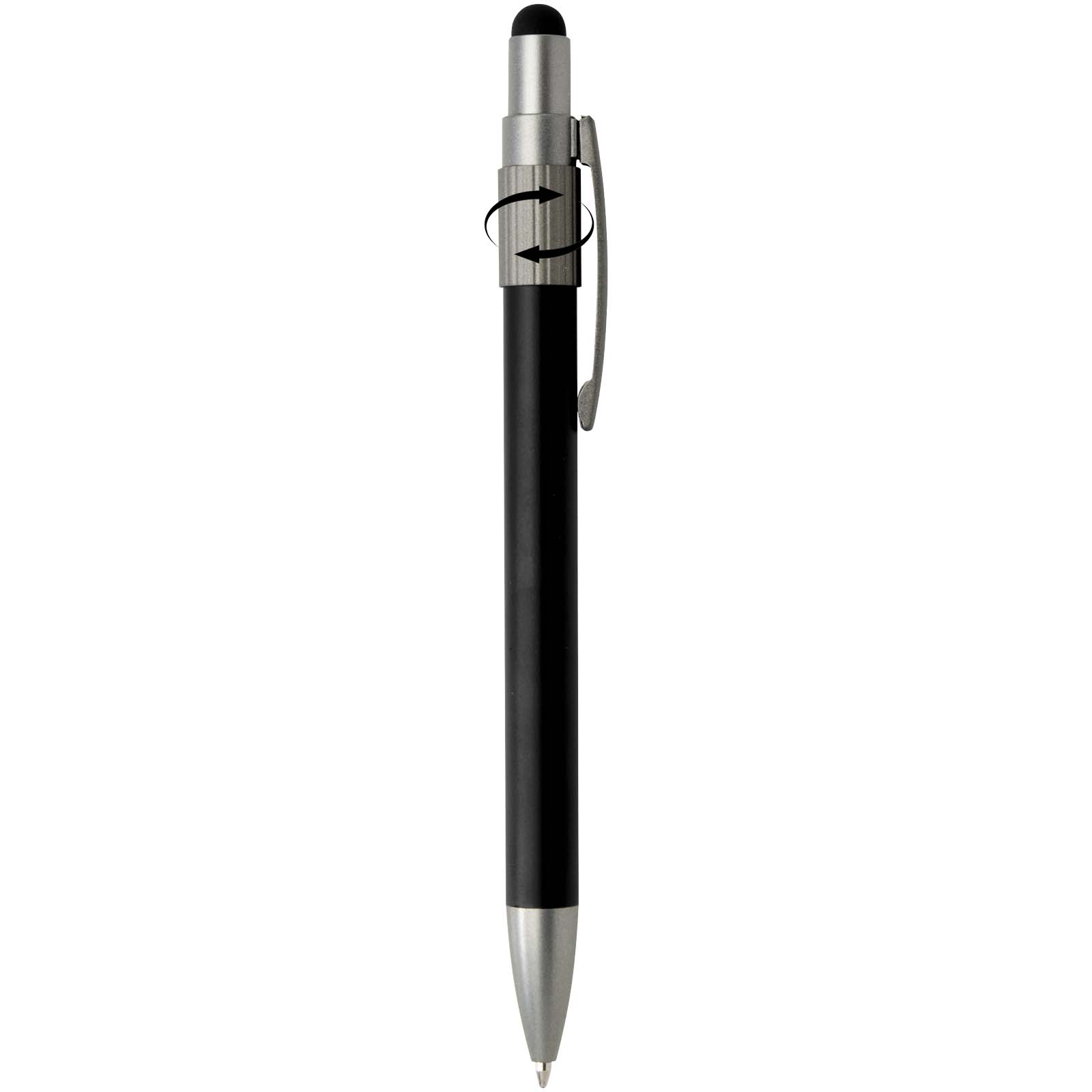 Rill RCS recycled ballpoint pen with stylus and fidget spinner (blue ink)
