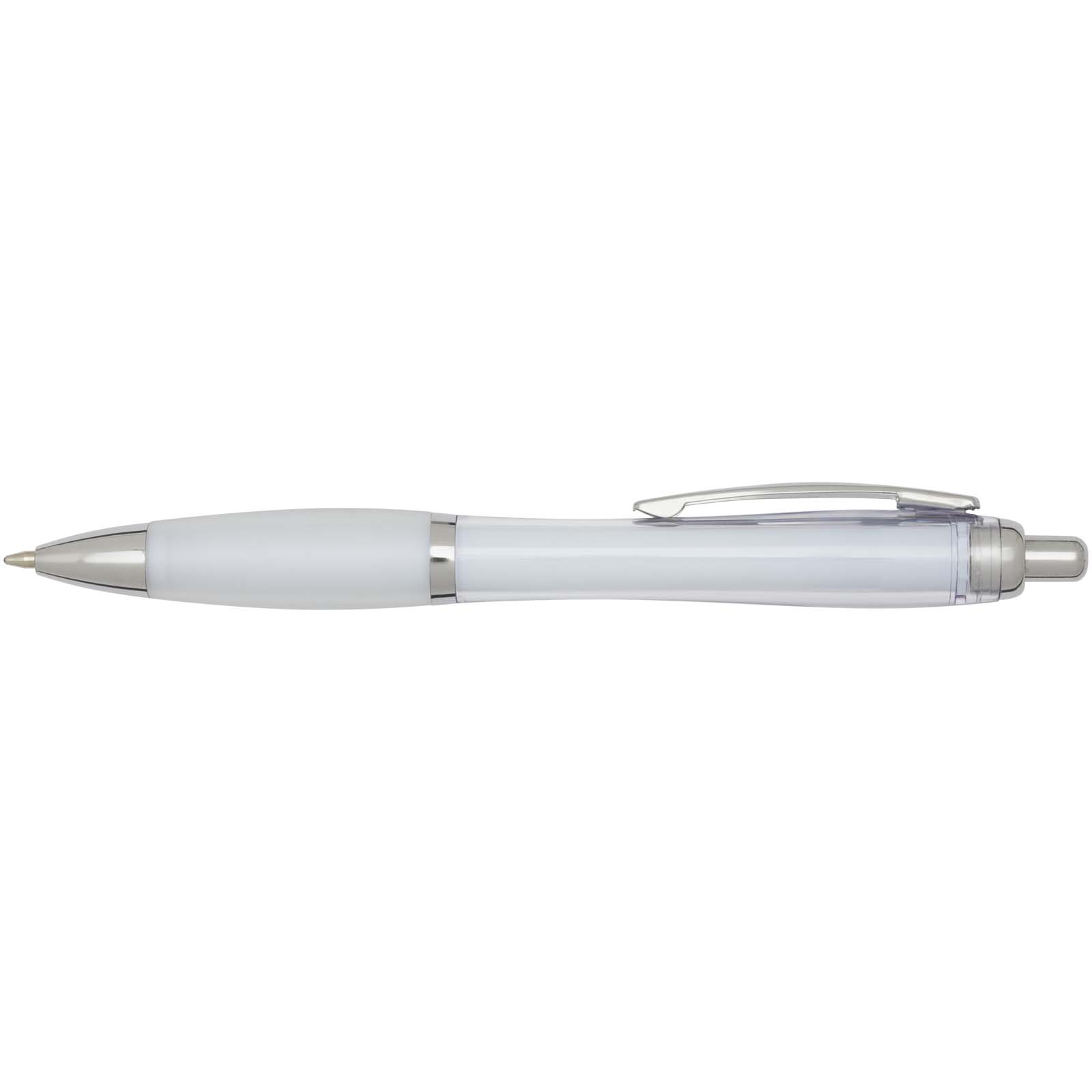 Nash RCS recycled plastic ballpoint pen with coloured barrel and grip (blue ink)