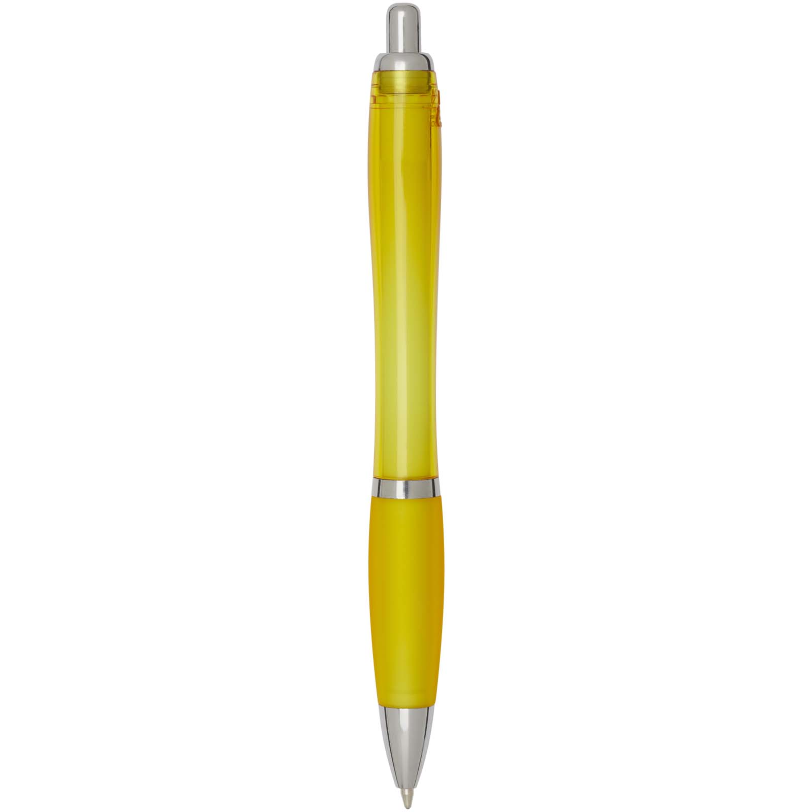 Nash RCS recycled plastic ballpoint pen with coloured barrel and grip (blue ink)