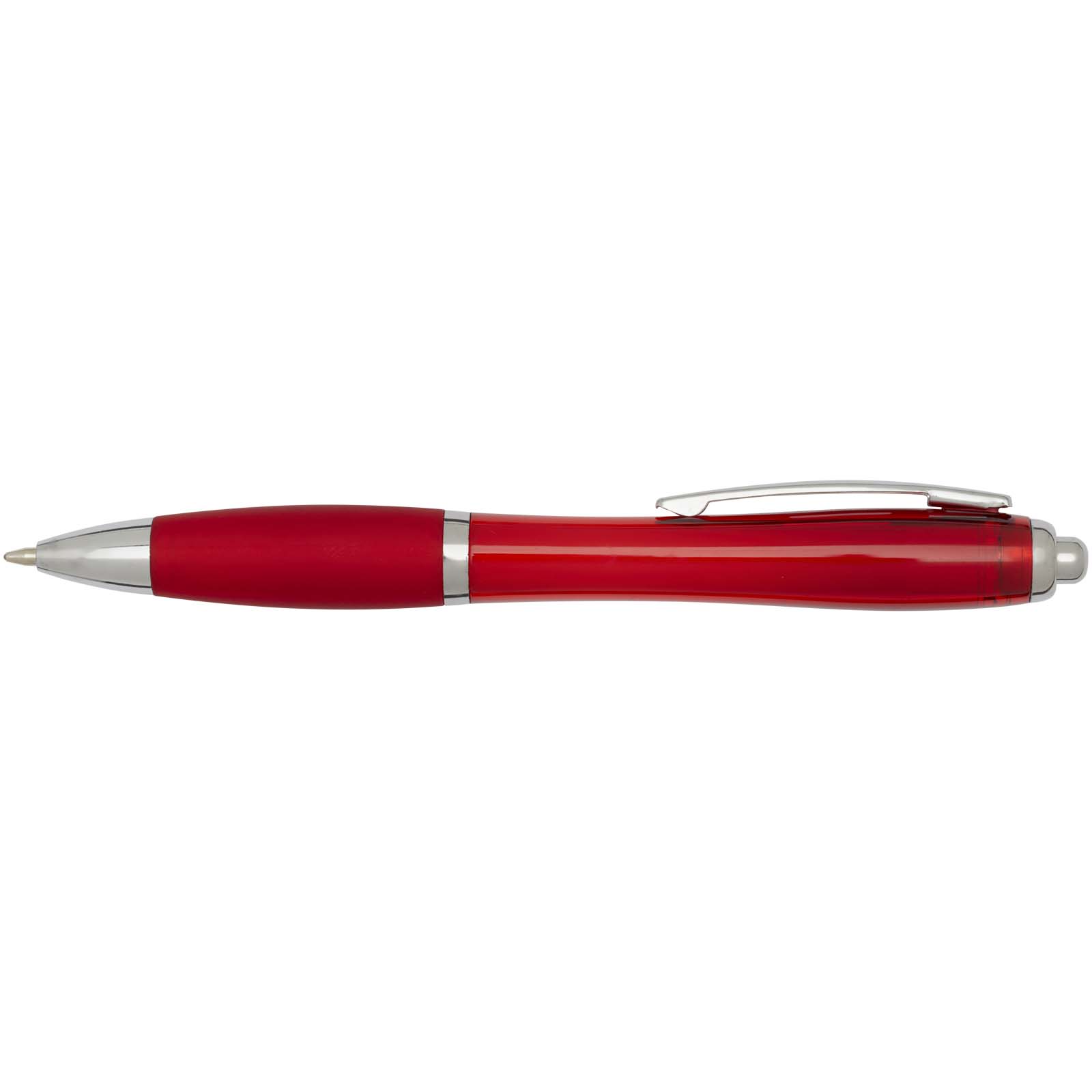 Nash RCS recycled plastic ballpoint pen with coloured barrel and grip (blue ink)