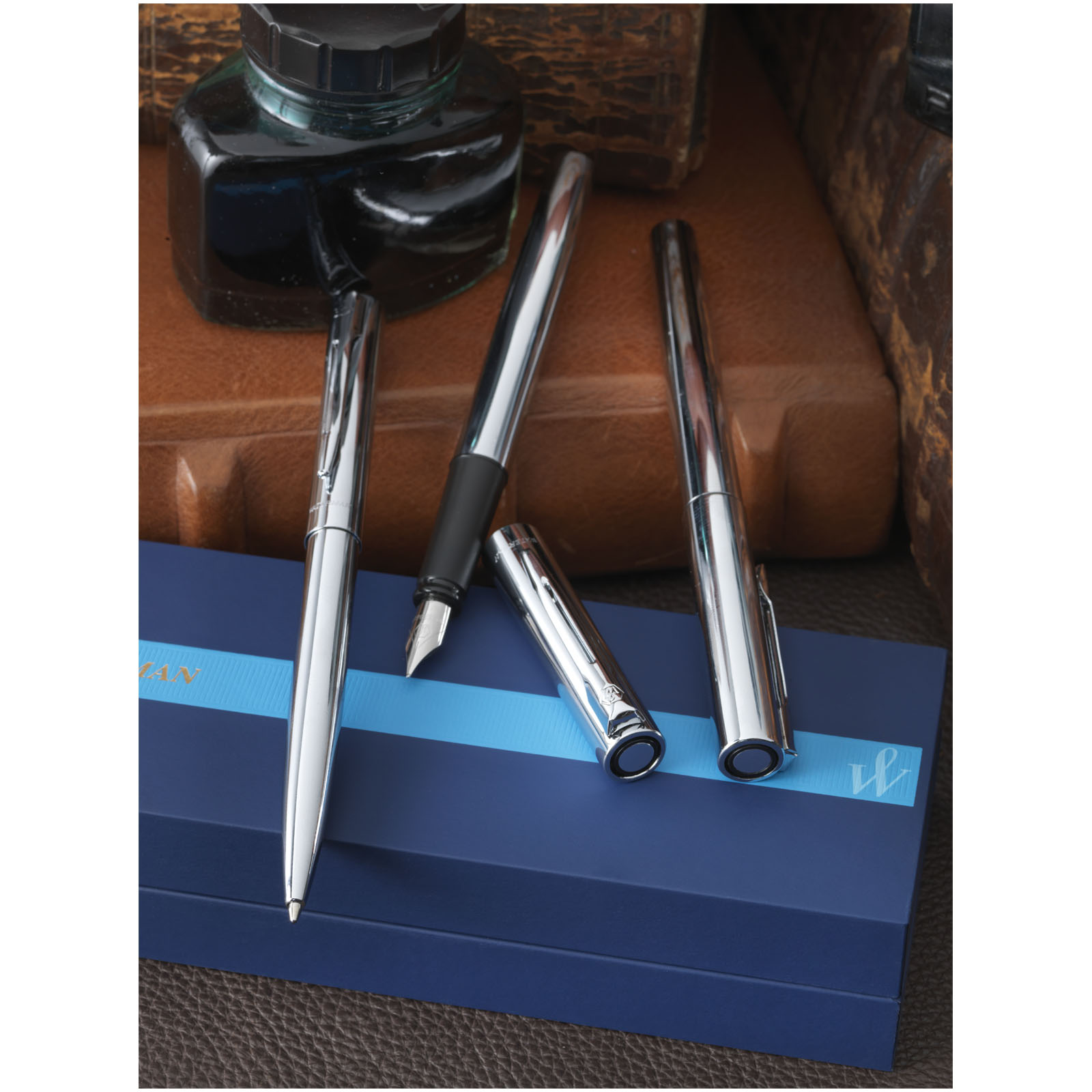 Waterman Graduate fountain pen (blue ink)