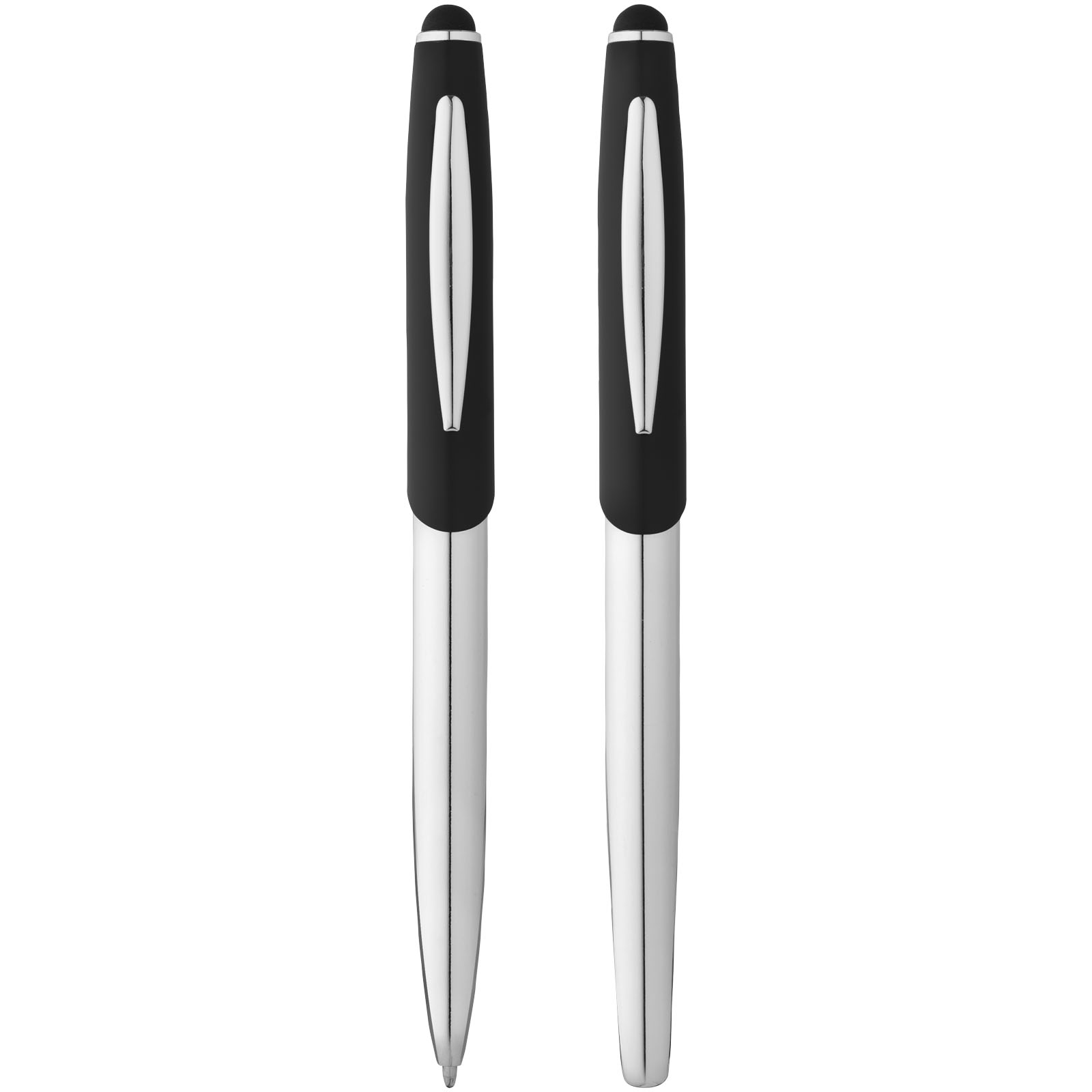 Geneva stylus ballpoint pen and rollerball pen set (blue ink)