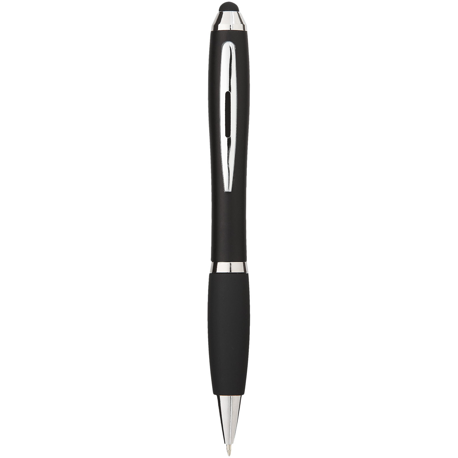 Nash coloured stylus ballpoint pen with black grip (blue ink)