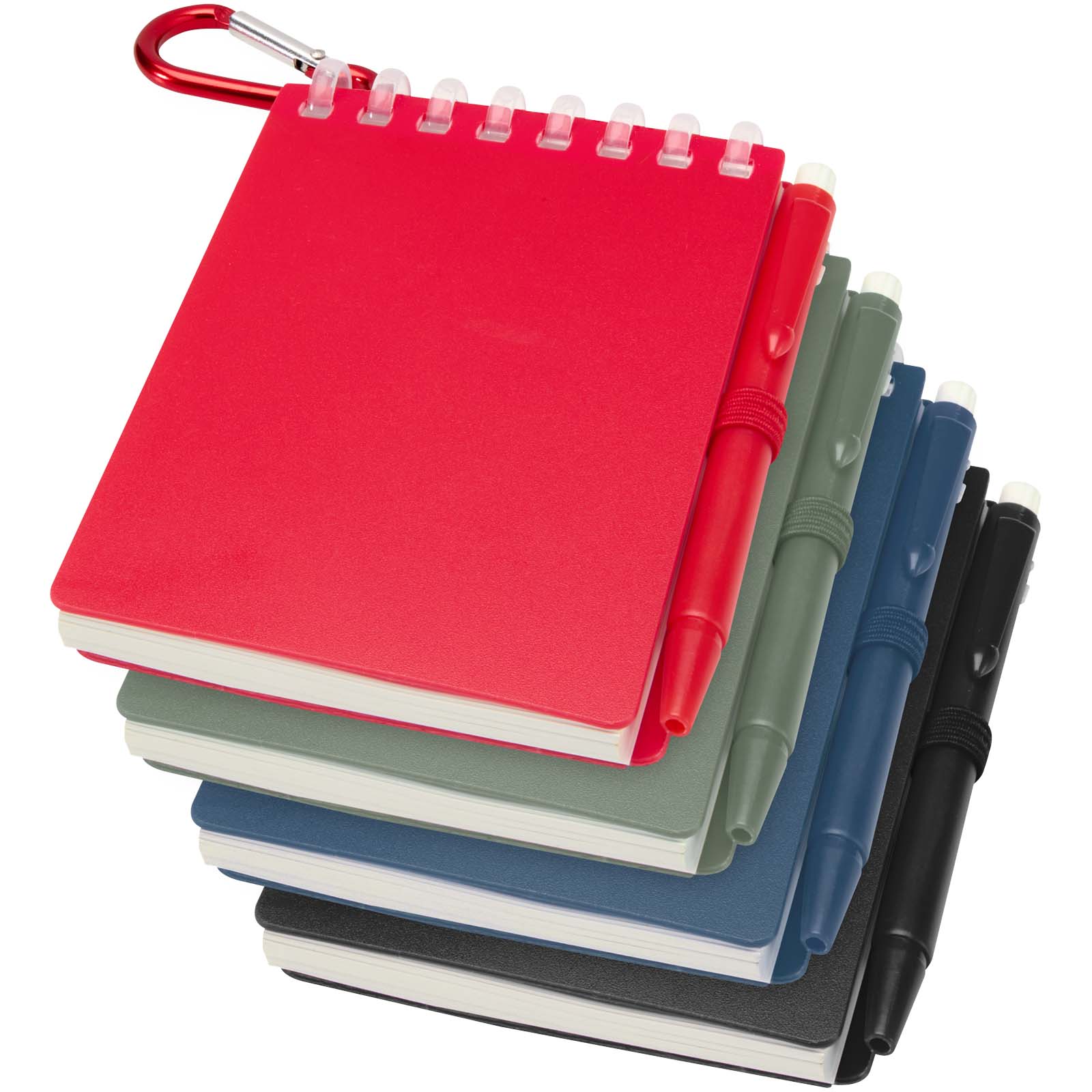Lig Mini recycled outdoor soft cover notebook and ballpoint pen set (black ink)