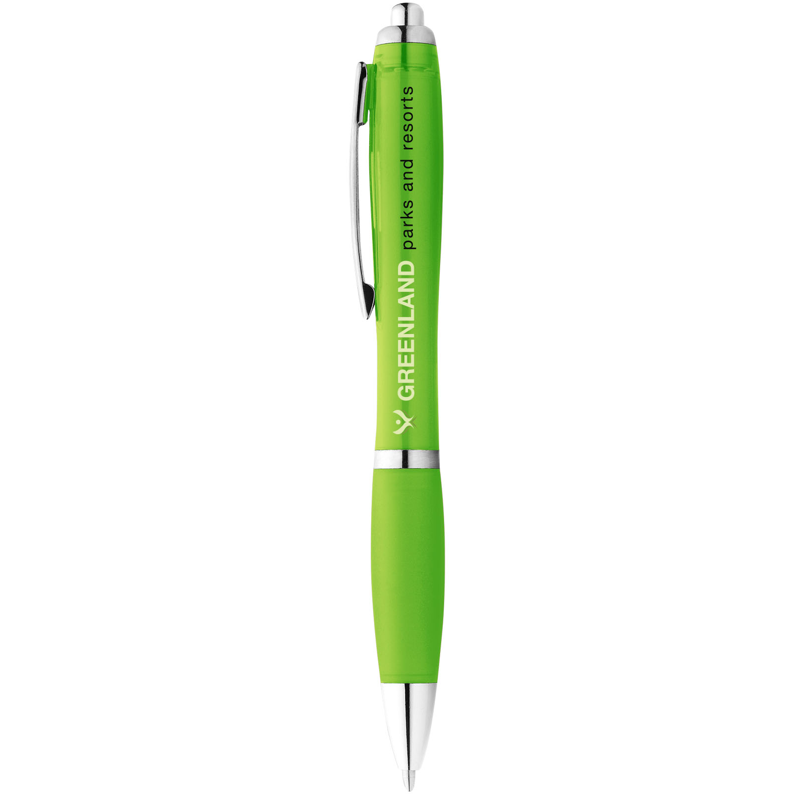 Nash ballpoint pen coloured barrel and grip (blue ink)