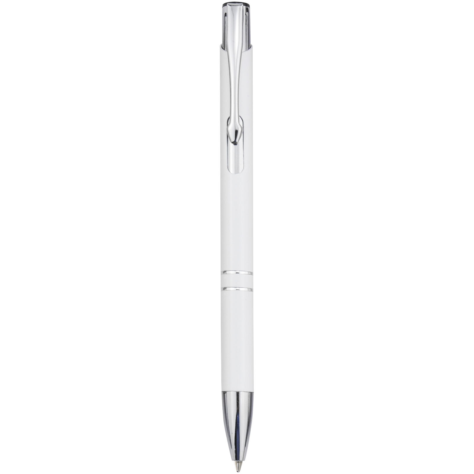 Moneta aluminium click ballpoint pen (blue ink)