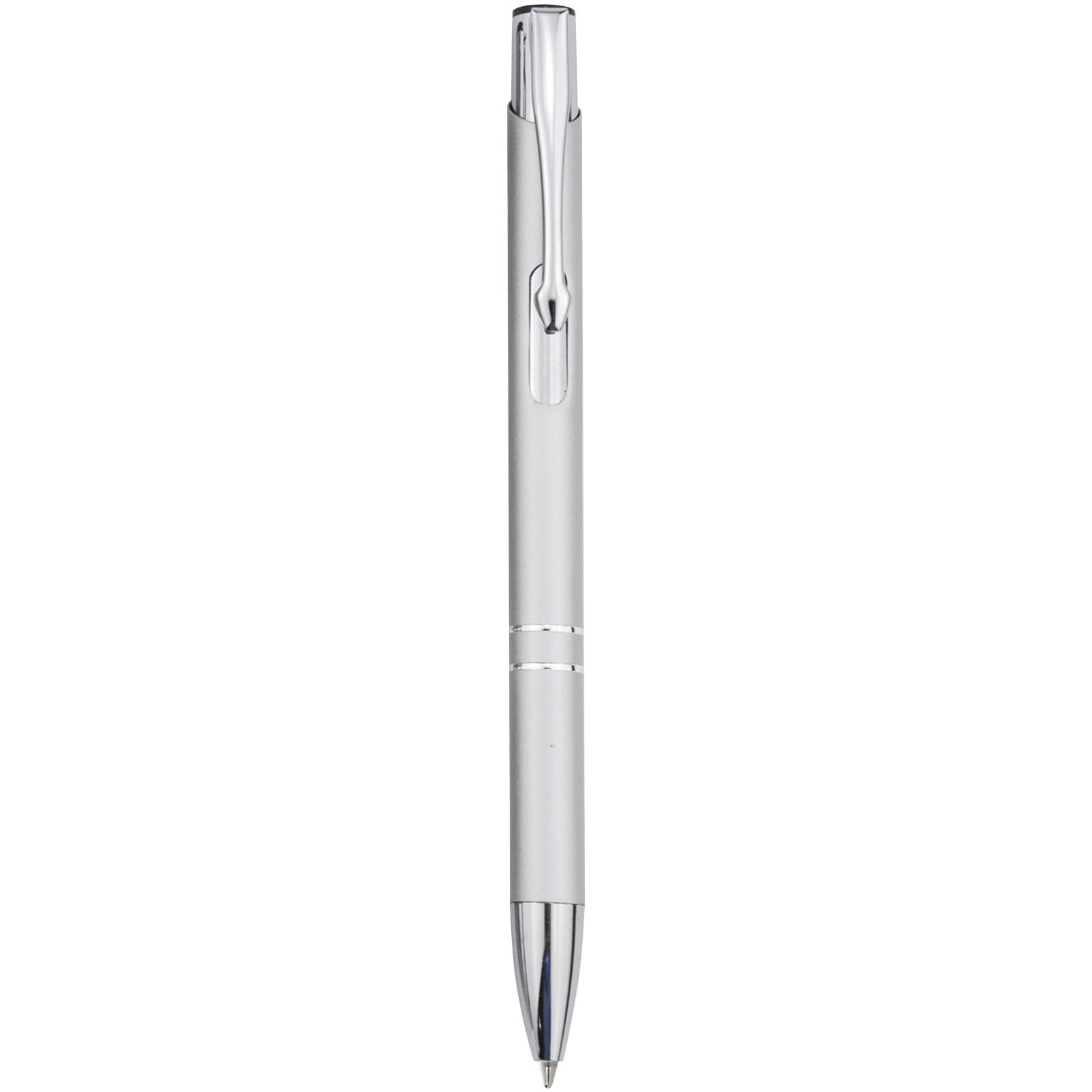 Moneta aluminium click ballpoint pen (blue ink)